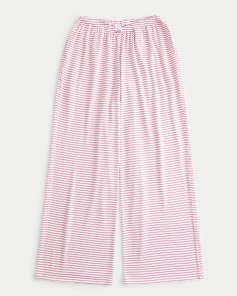 Cozy Adjustable-Rise Wide-Leg Pants