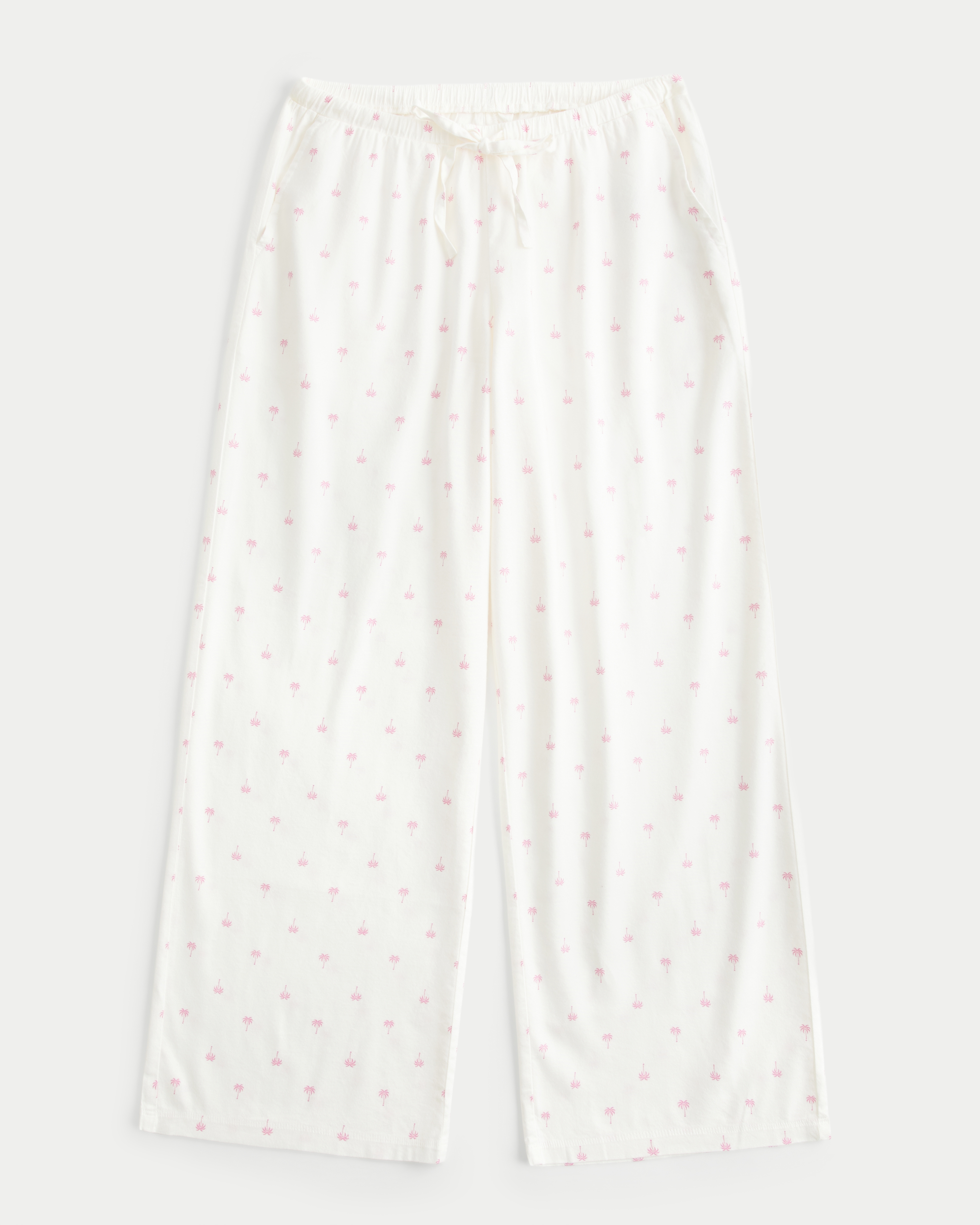 Oxford Wide-Leg Pants
