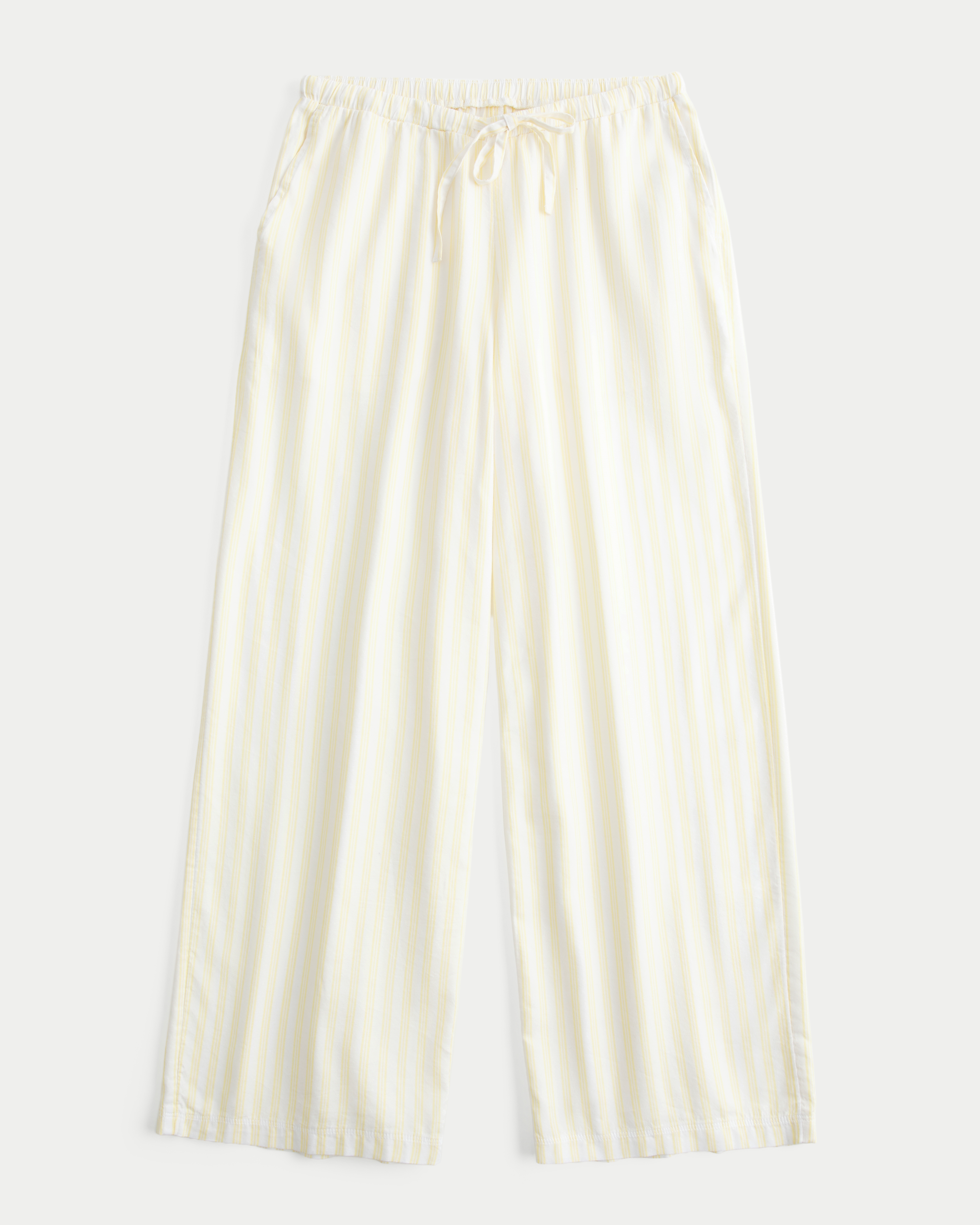 Oxford Wide-Leg Pants