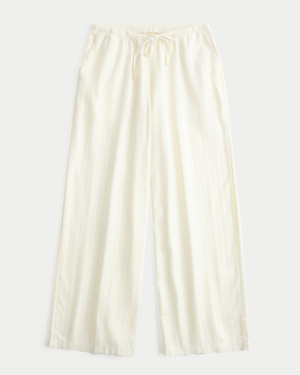 Women's Oxford Wide-Leg Pants | Women's Sale | HollisterCo.com