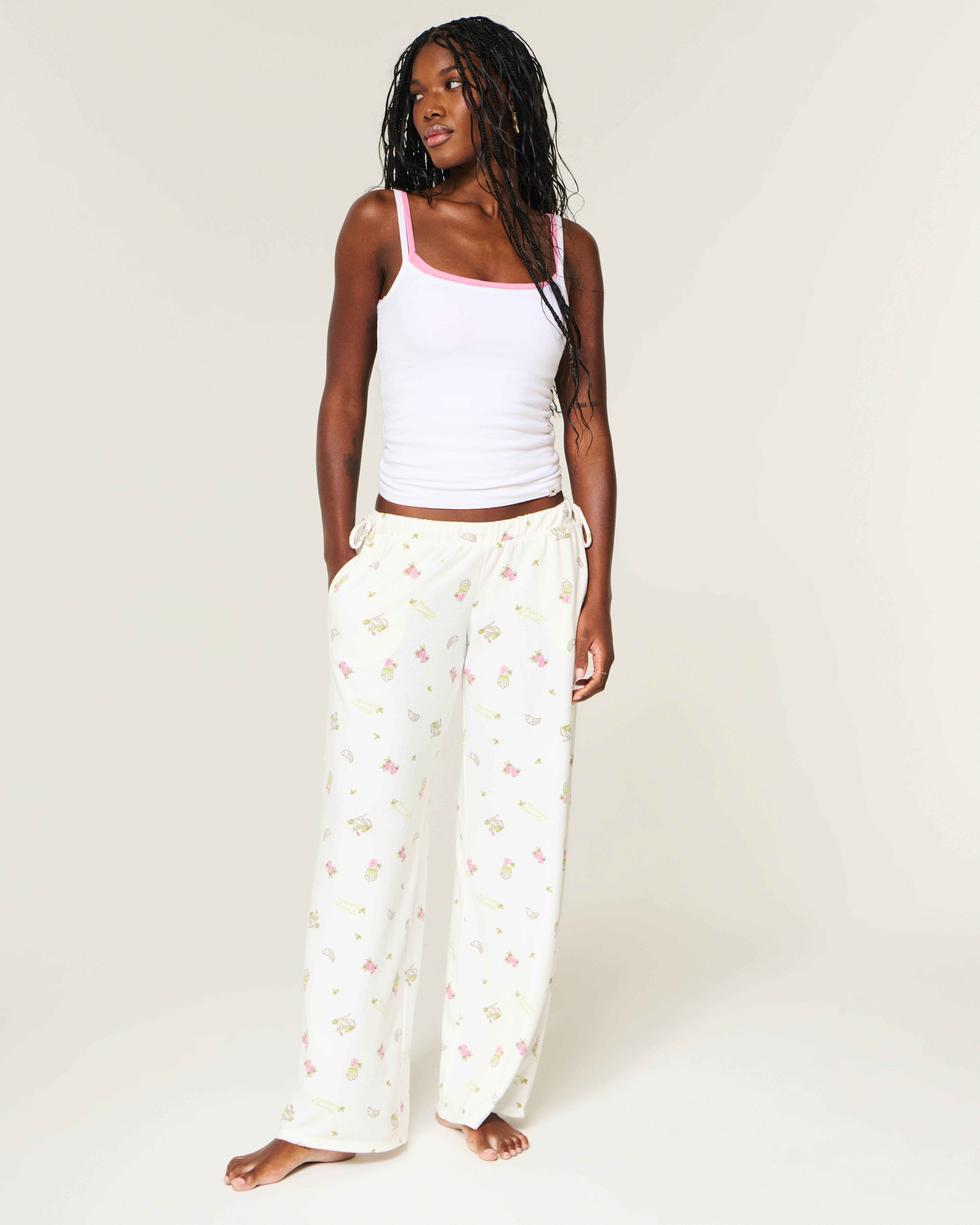 Always Cozy Side-Tie Baggy Pants