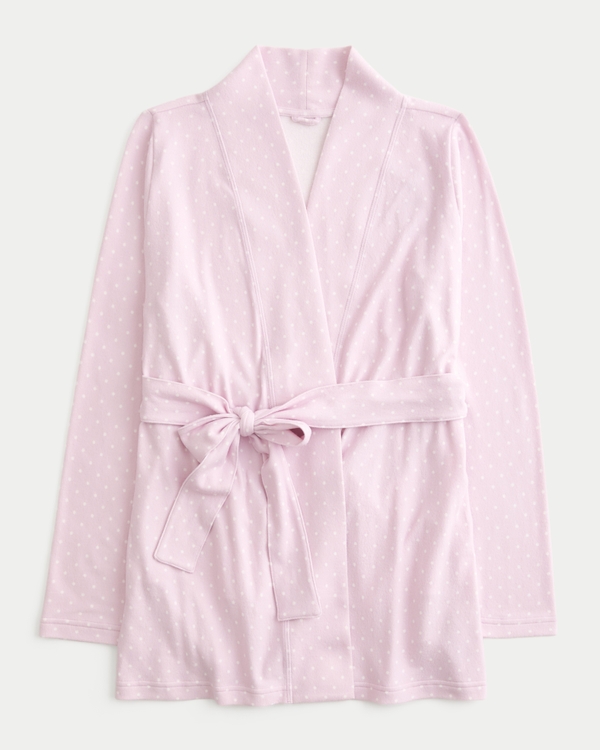 Always Cozy Robe, Pink Dot view 1