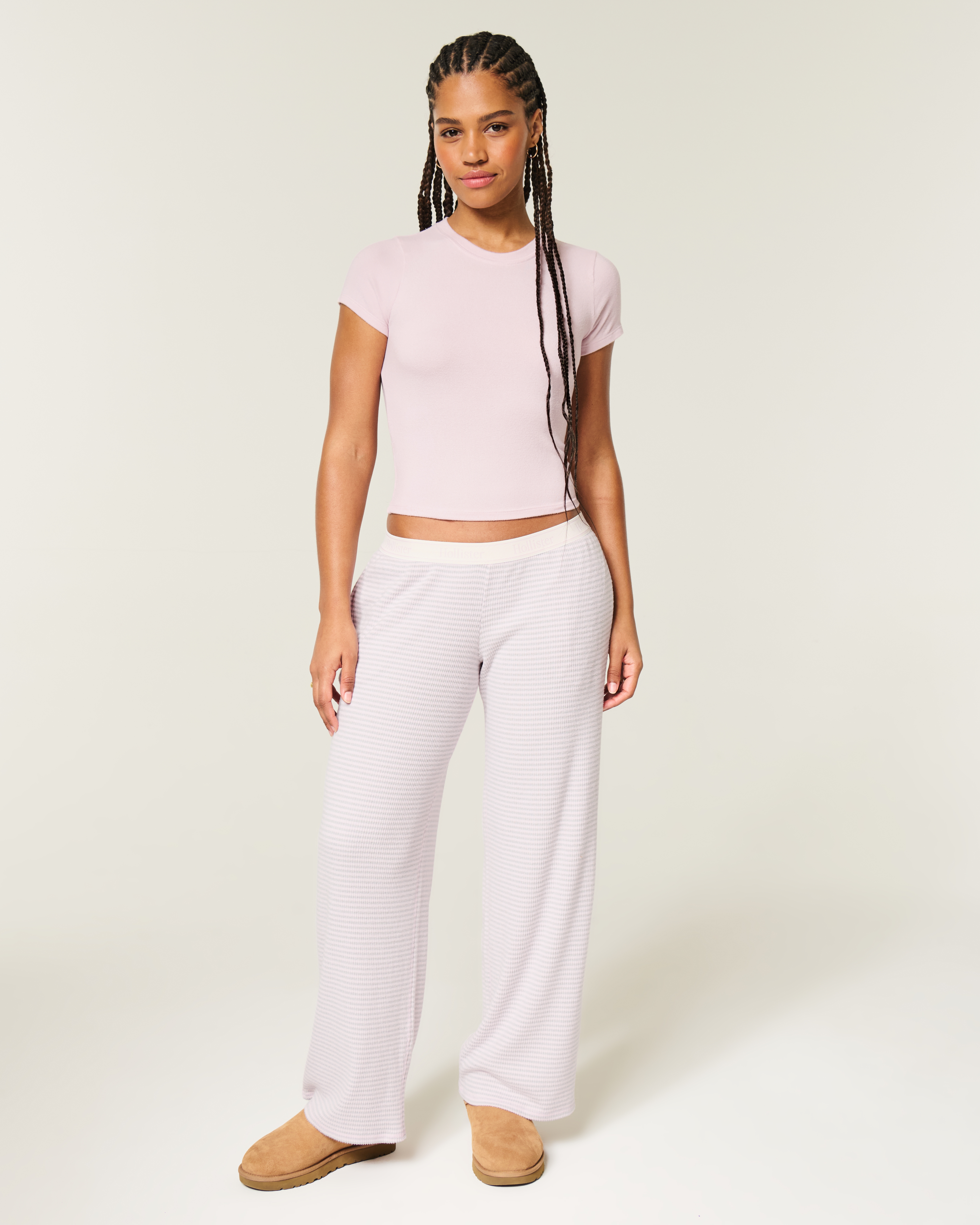 Always Cozy Rib Wide-Leg Pants