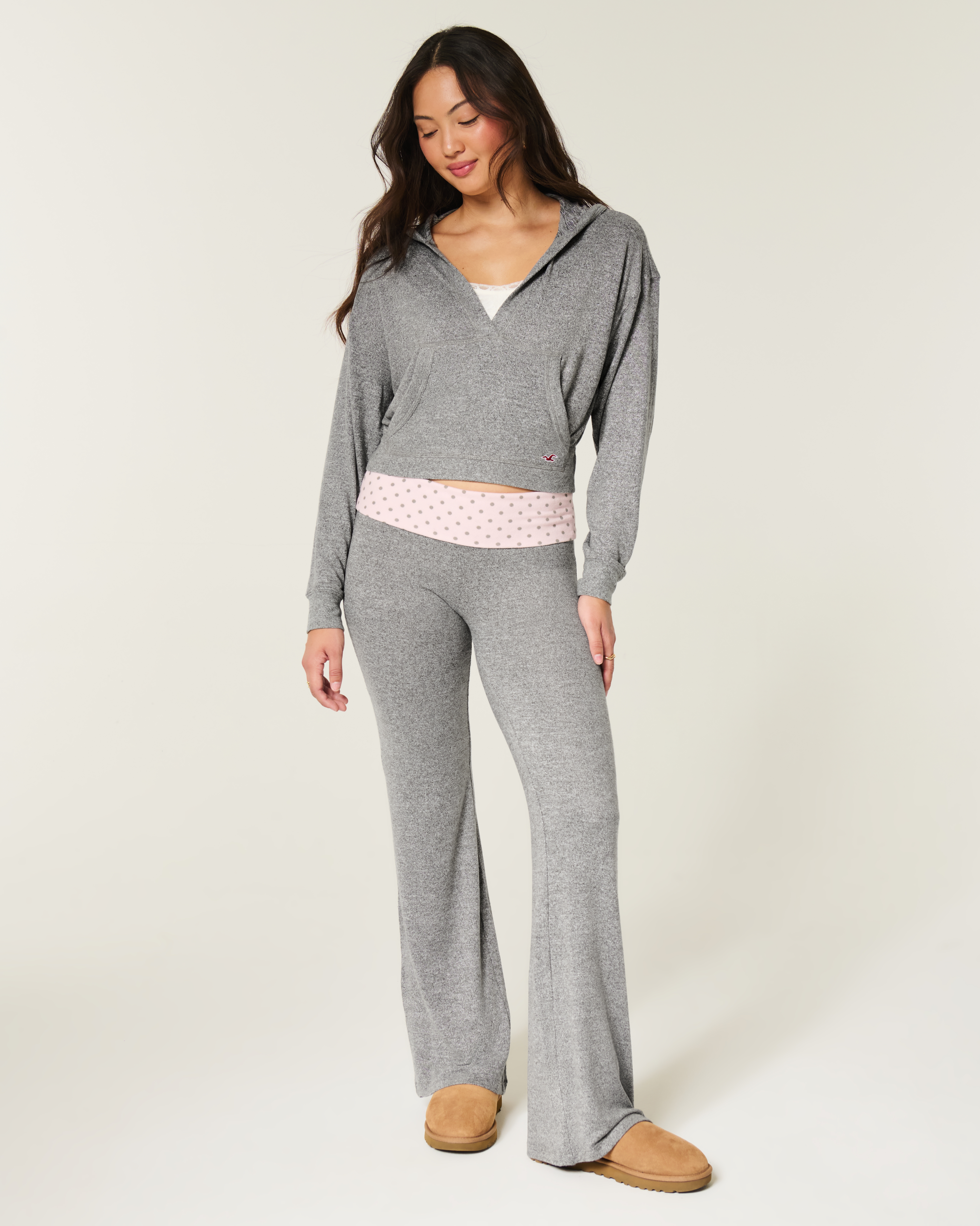 Hollister Always Cozy V-Neck Hoodie at Hamilton Place in