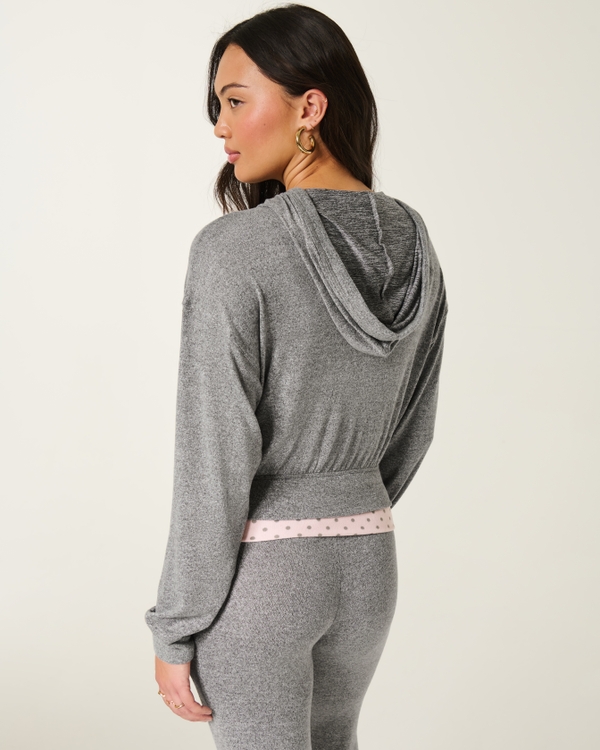 トップス always / croc print Hoodie Women's Always Cozy V-Neck Hoodie | Women's Clearance