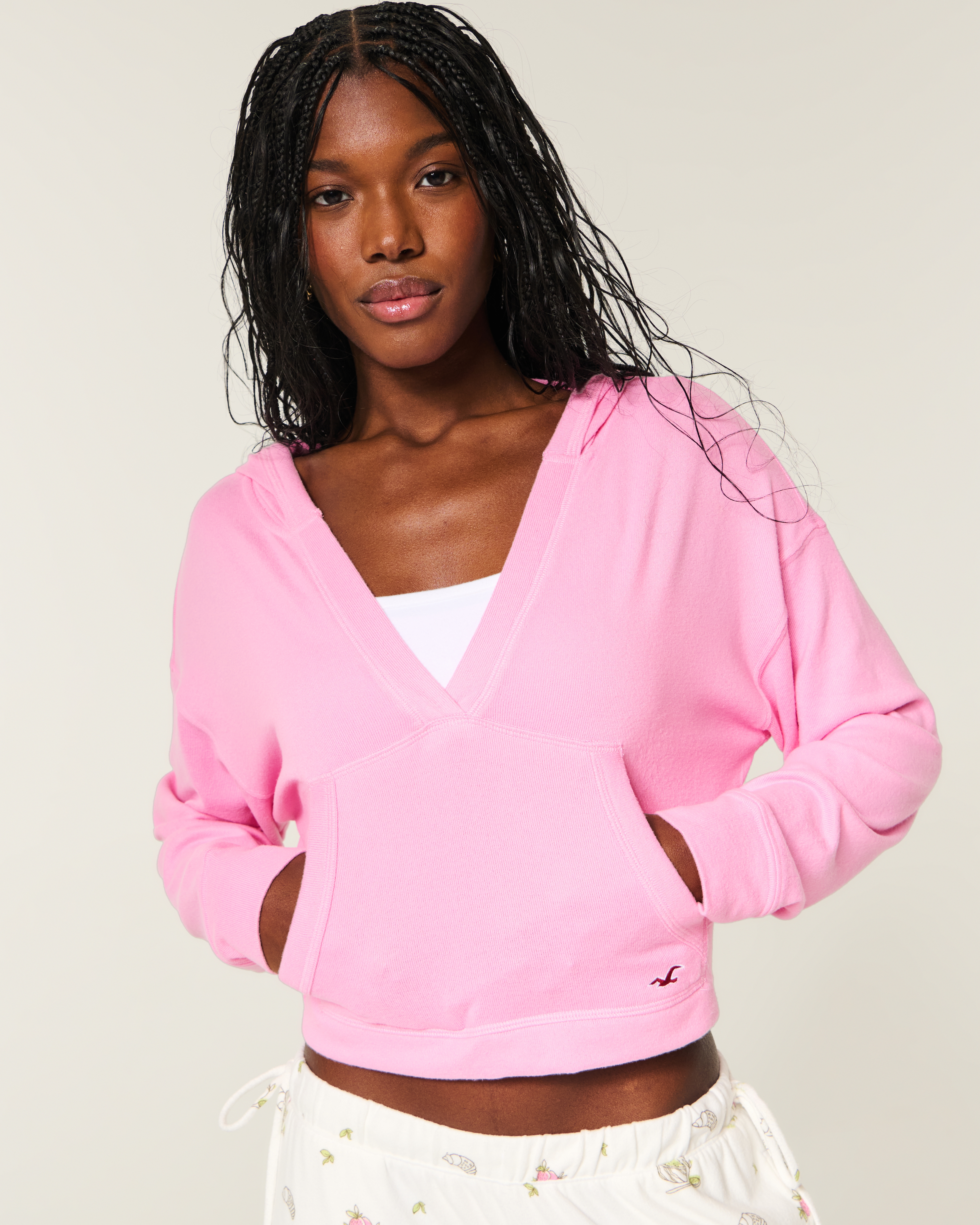 Always Cozy V-Neck Hoodie