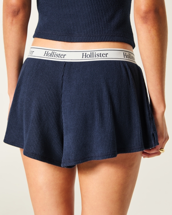 Always Cozy Logo Waist Boxer Shorts, Navy view 2