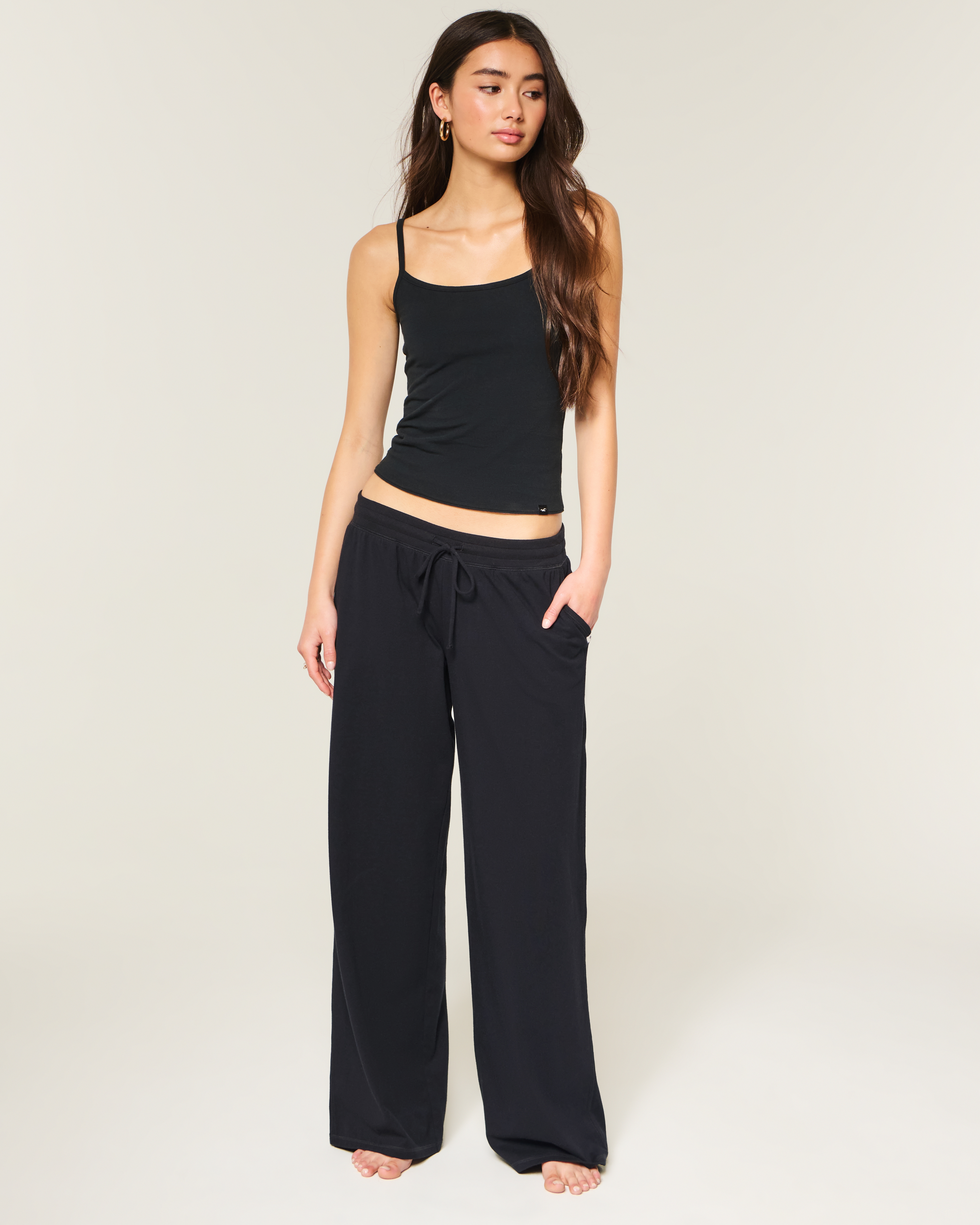 Cozy Knit Wide-Leg Pants