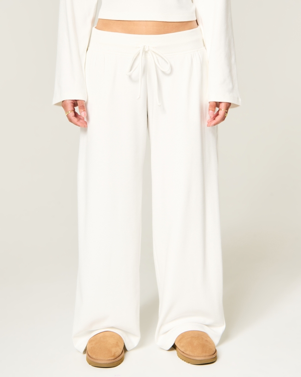 Hollister Comfy Cloud Baggy Pants, White view 2