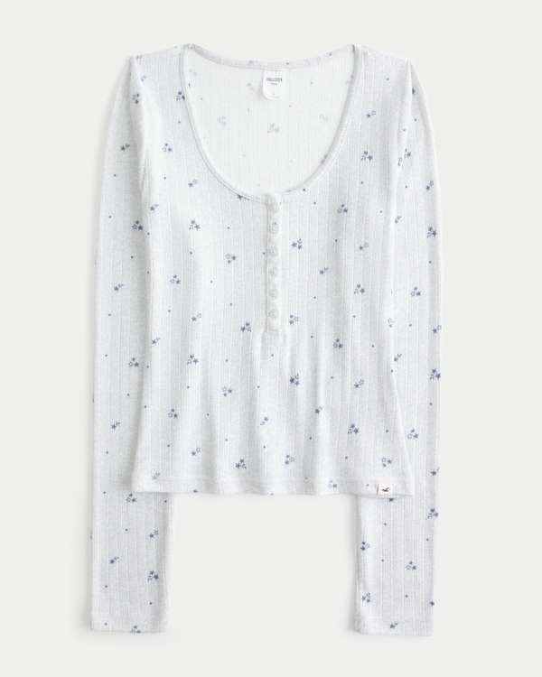 Ultimate Cozy Pointelle Henley