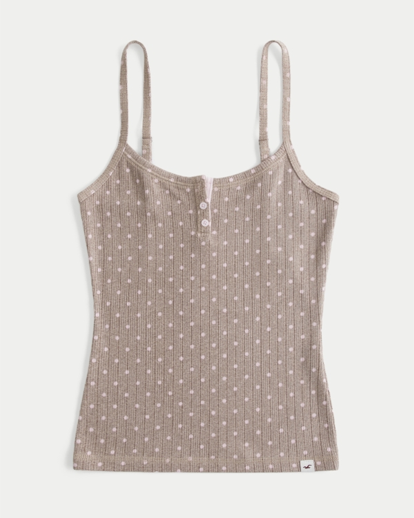 Ultimate Cozy Pointelle Henley Tank