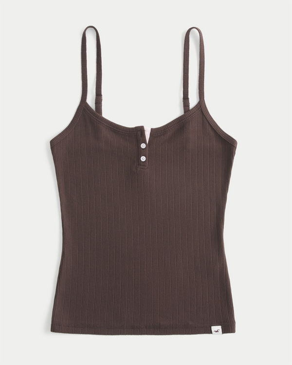 Ultimate Cozy Pointelle Henley Tank