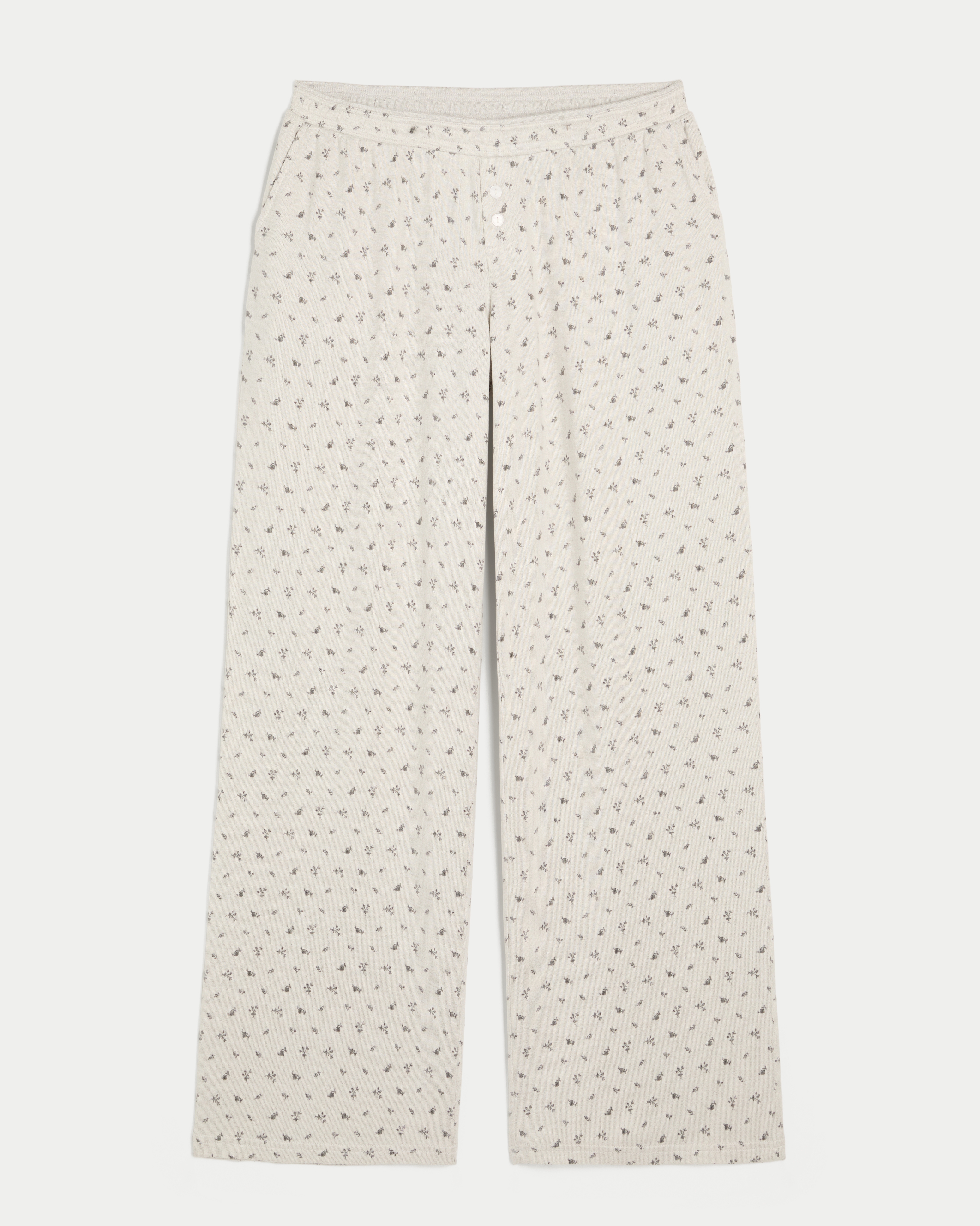 Cozy Tipped Wide-Leg Pants