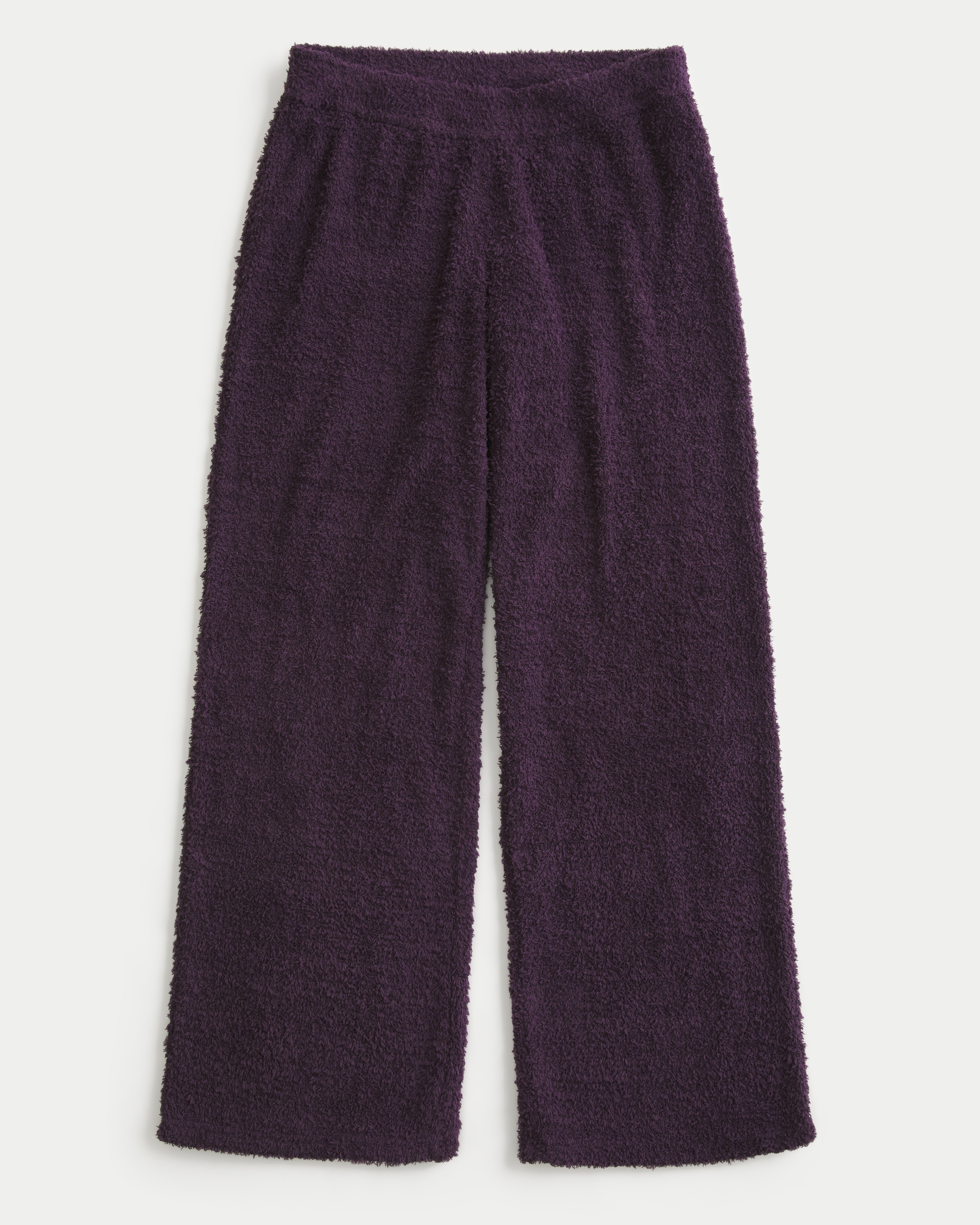 Cozy Bouclé Wide-Leg Pants