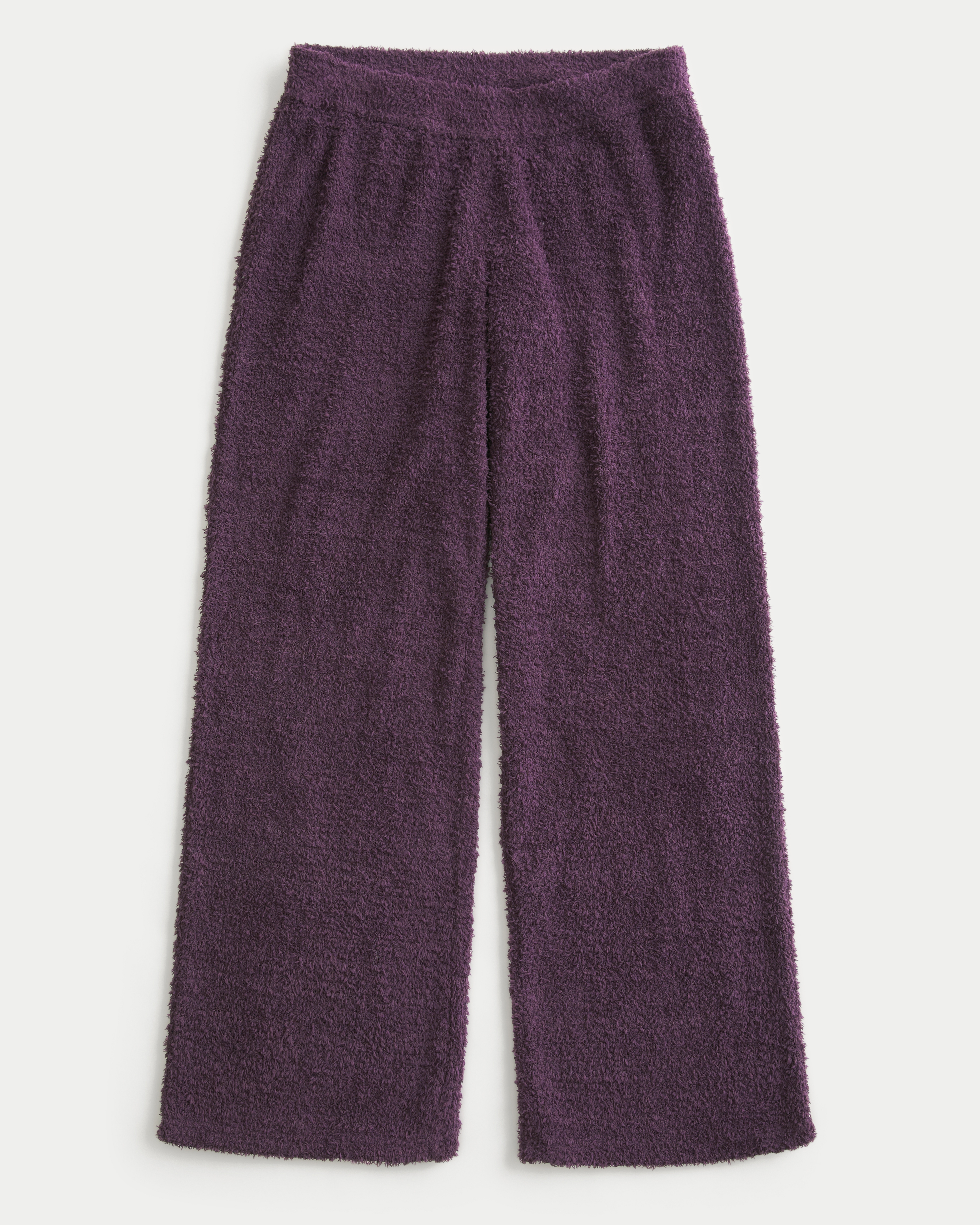 Cozy Bouclé Wide-Leg Pants