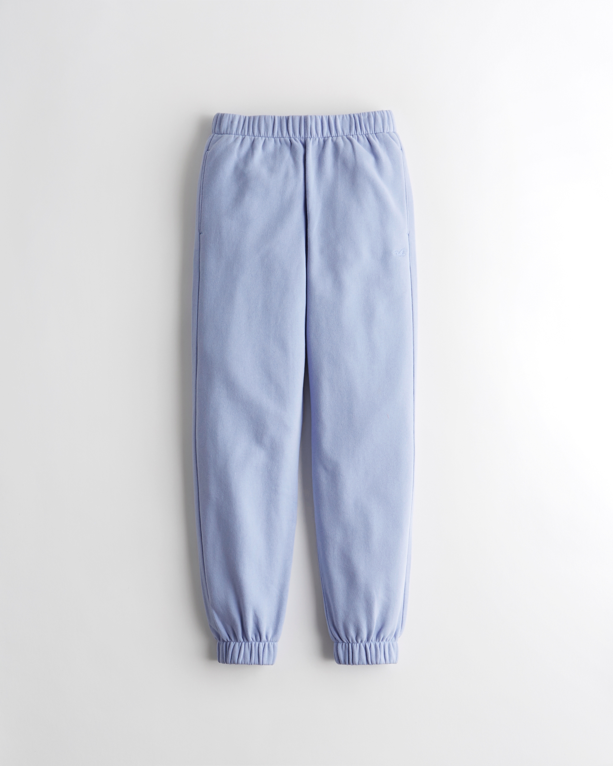 hollister high rise fleece joggers