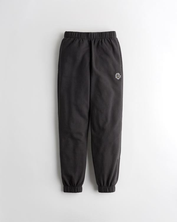 hollister high rise dad joggers