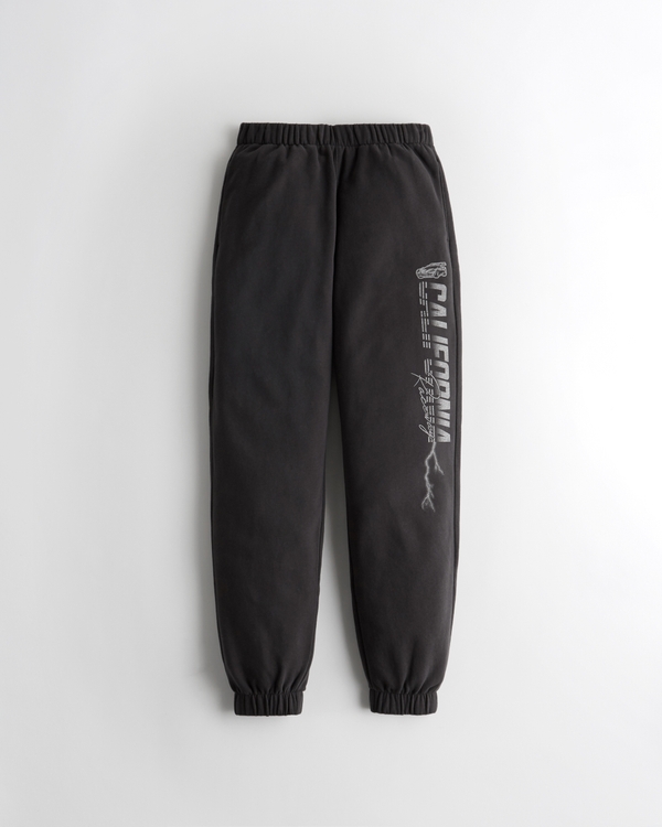 hollister ultra high rise dad joggers