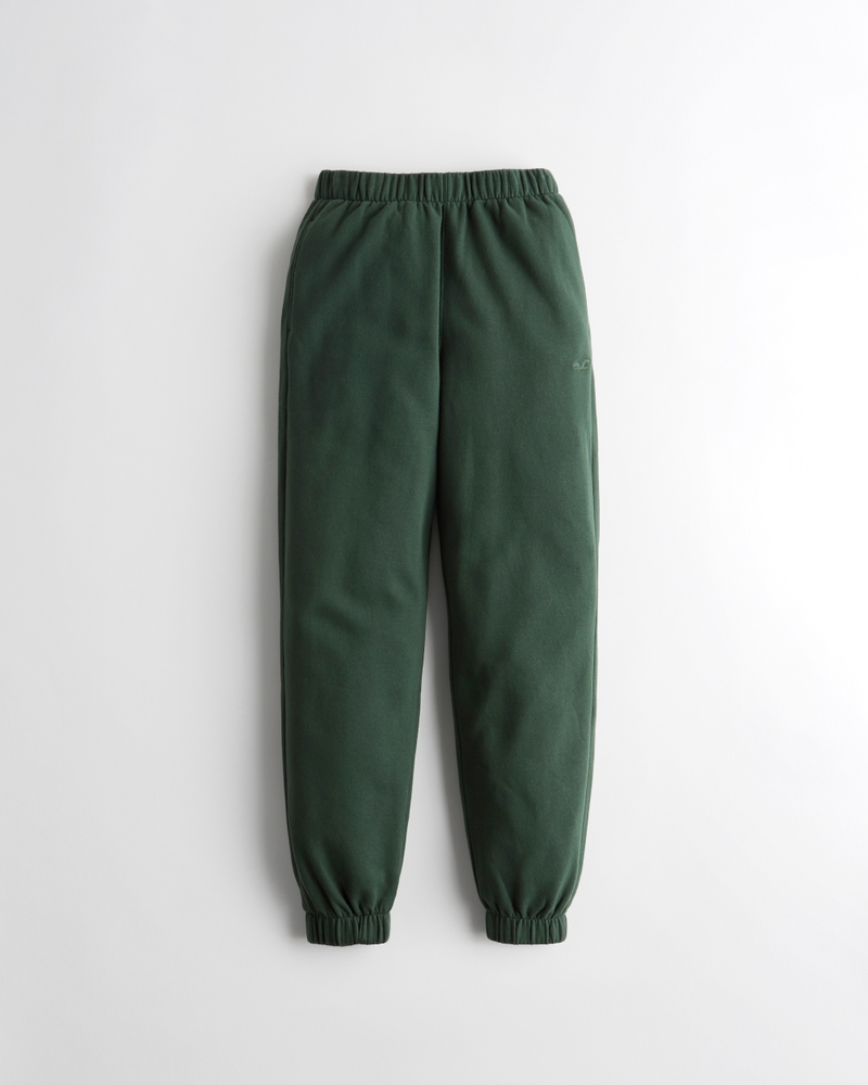 hollister high rise dad joggers