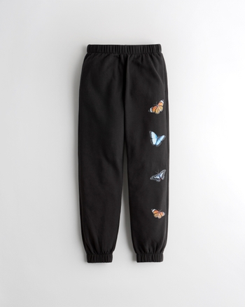 hollister dad joggers