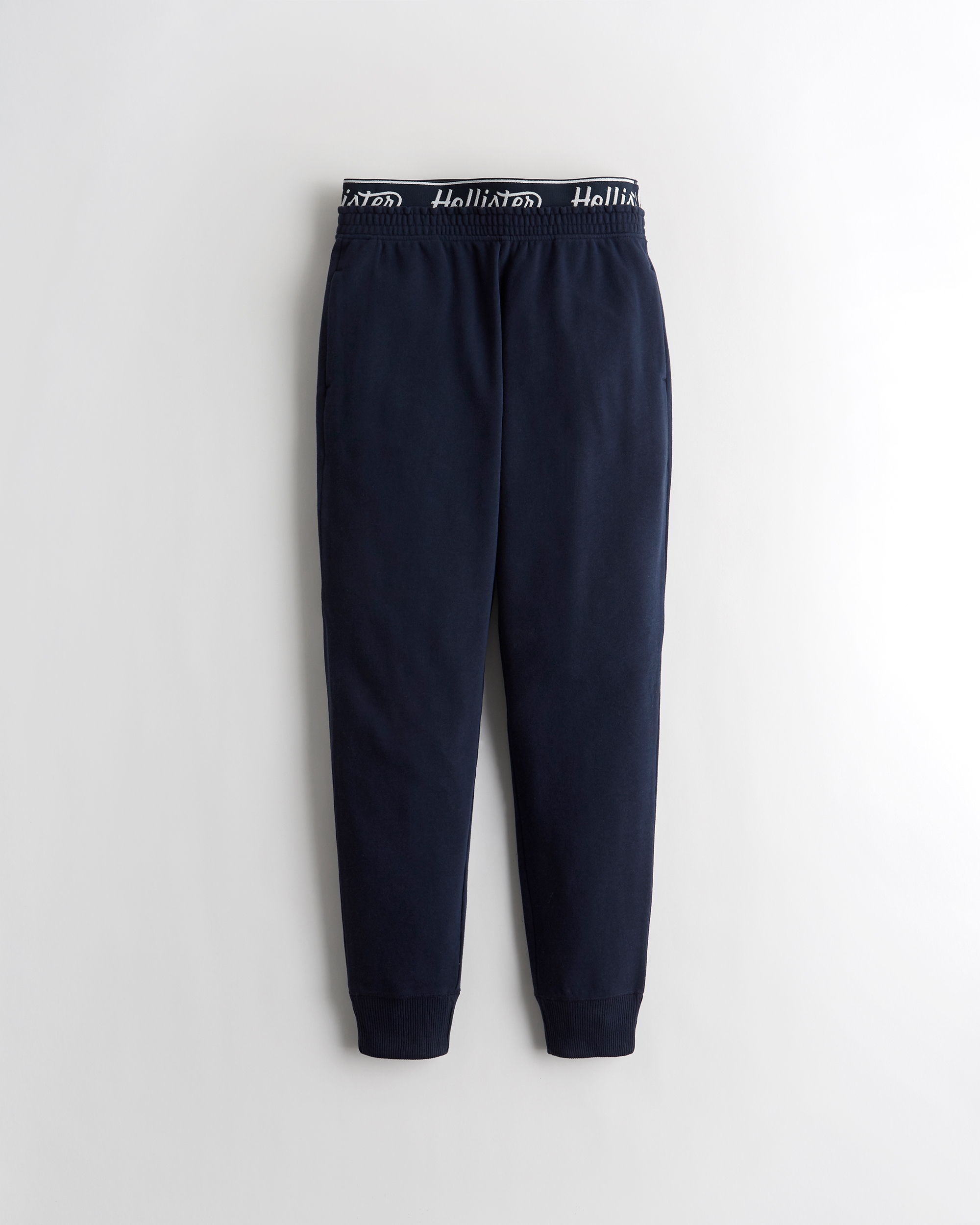 mid rise fleece joggers hollister