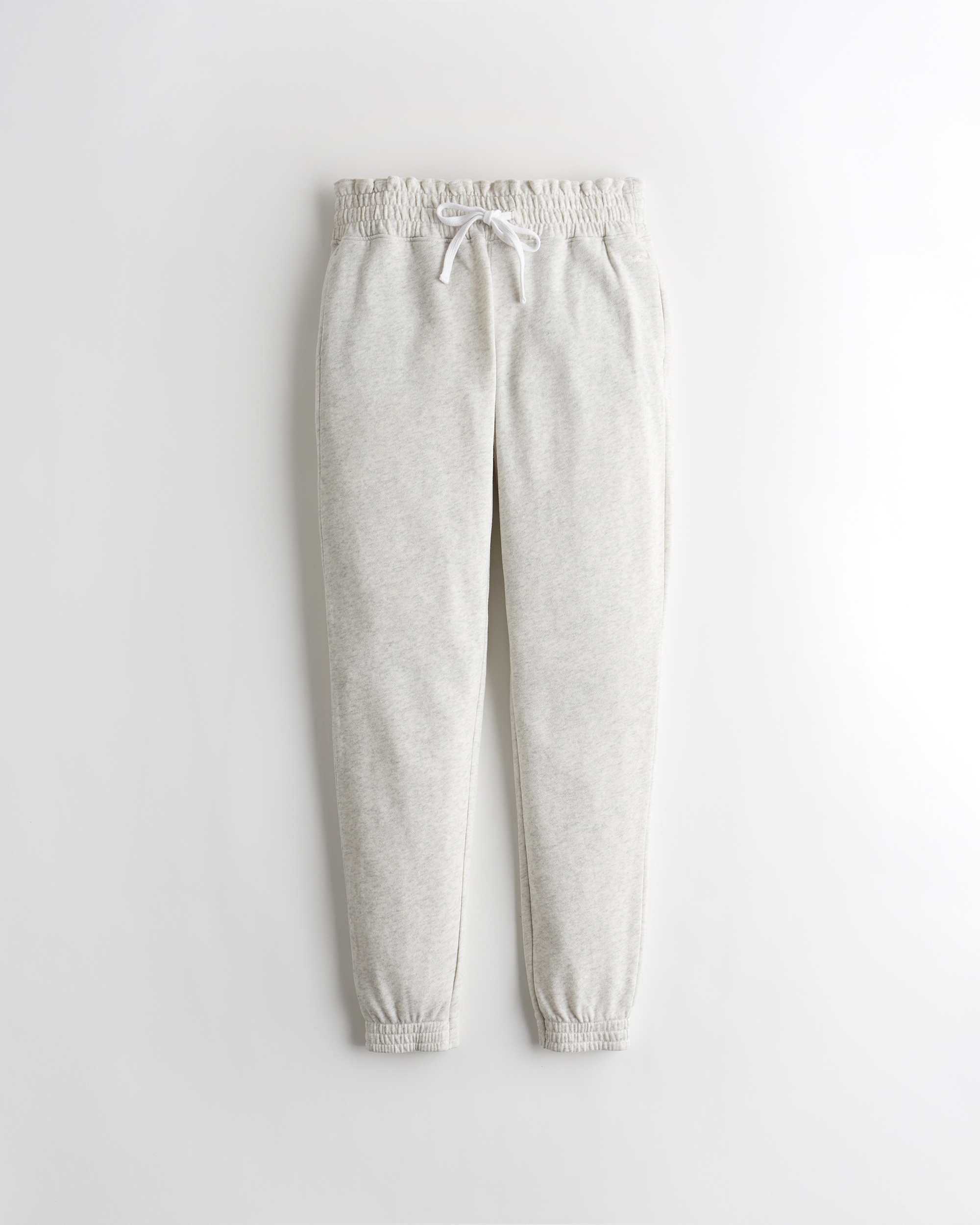 hollister high rise fleece joggers