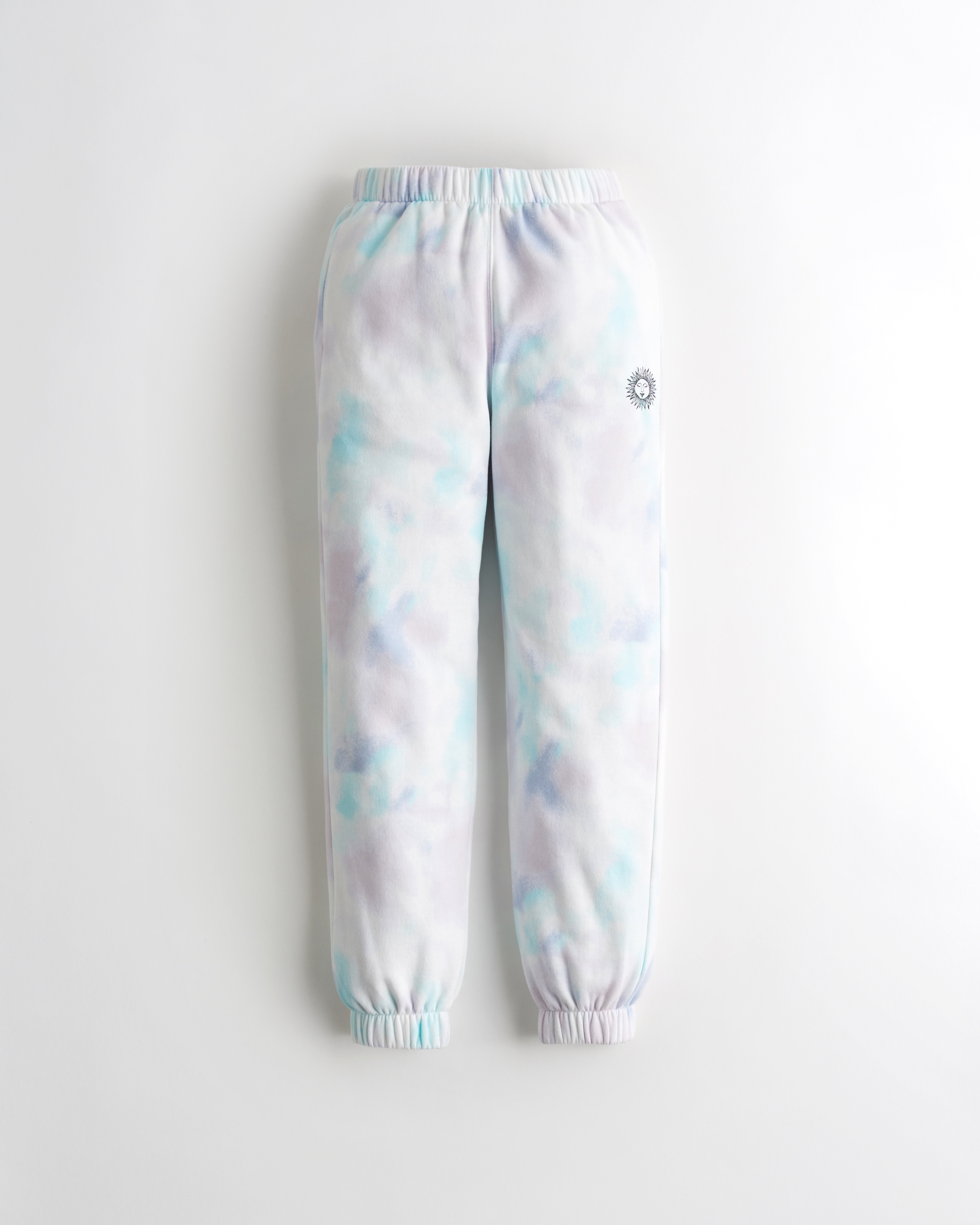 hollister high rise fleece joggers