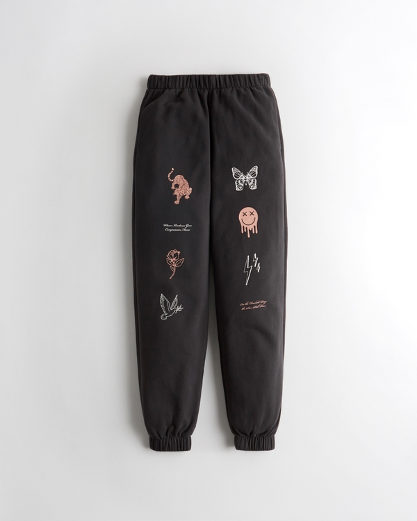 hollister dad joggers