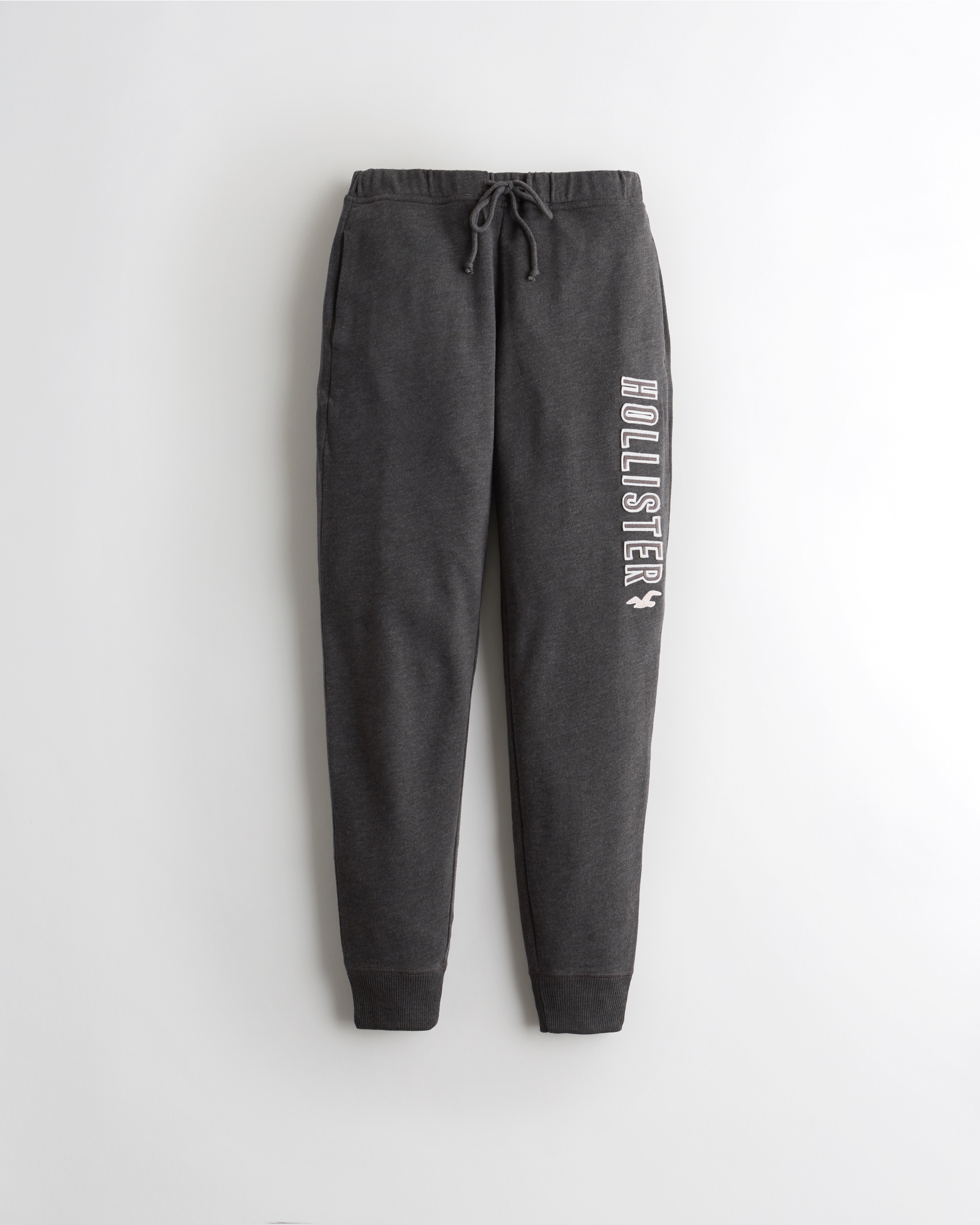 hollister high rise fleece joggers