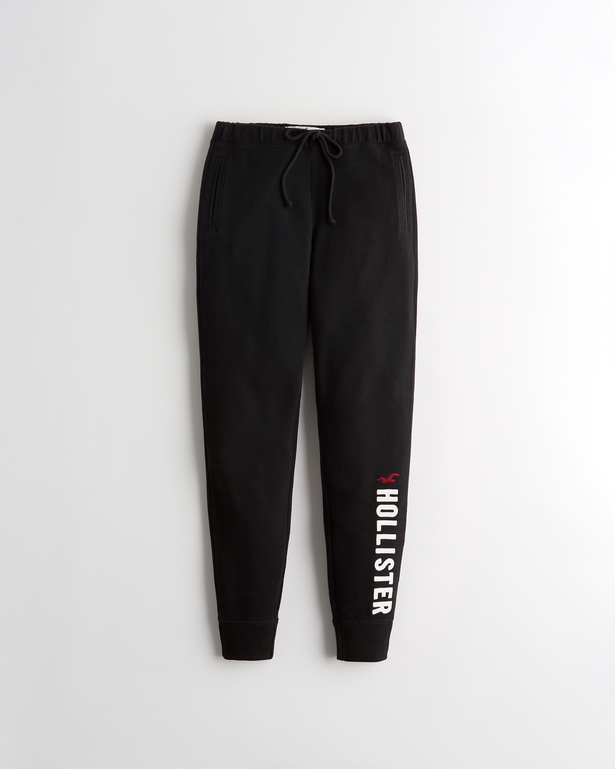 hollister red sweatpants