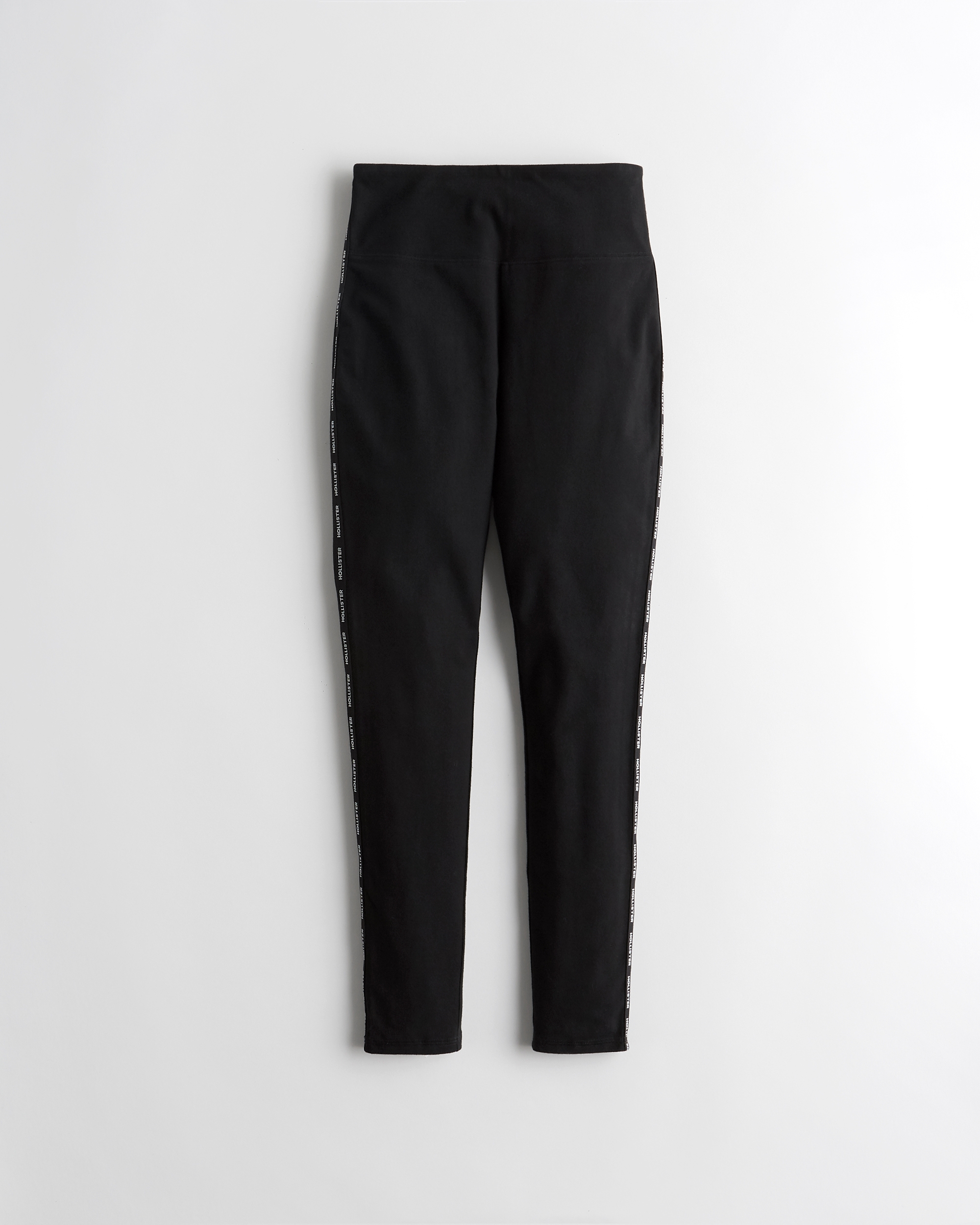 Hollister side logo leggings in black