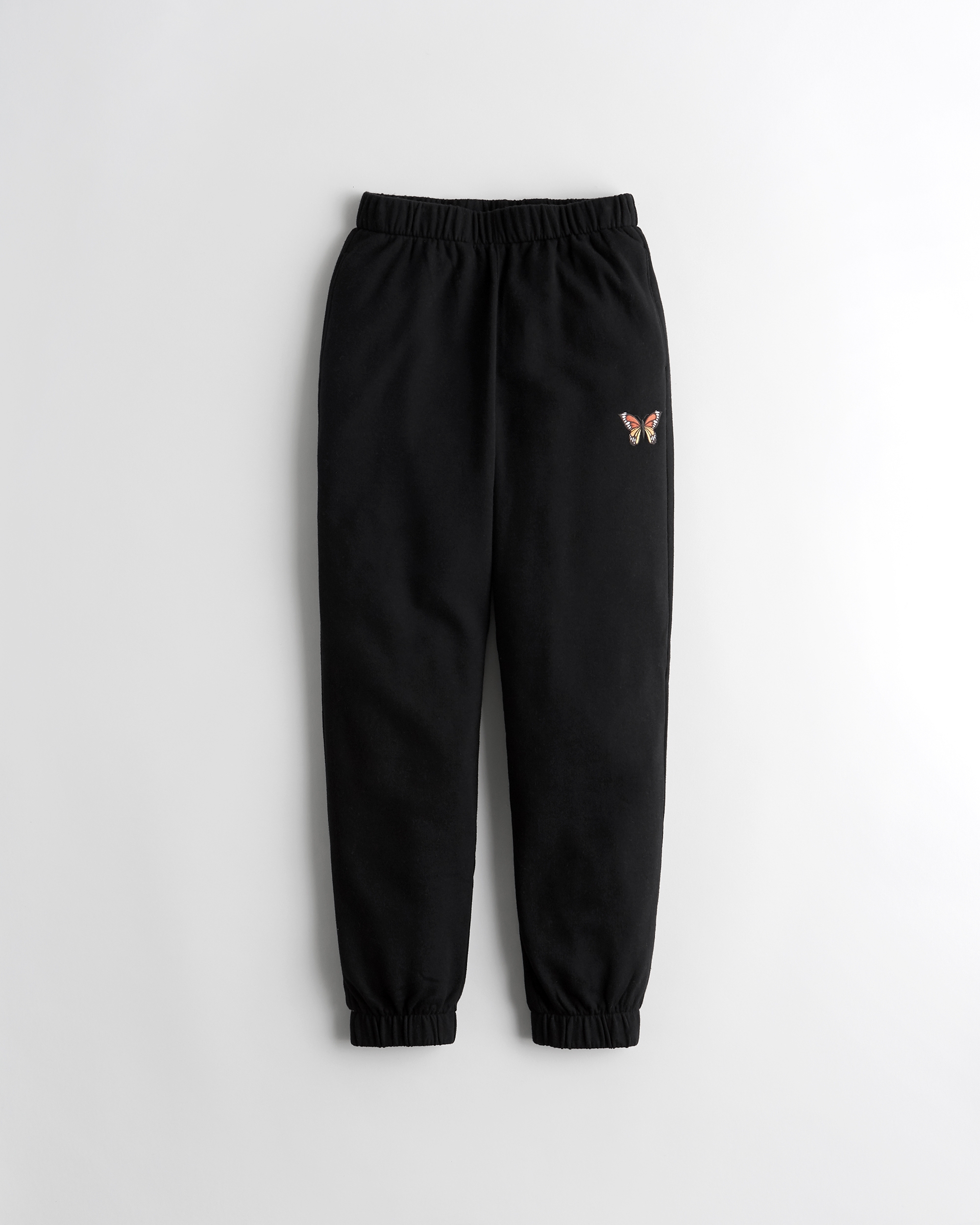 hollister high rise dad joggers