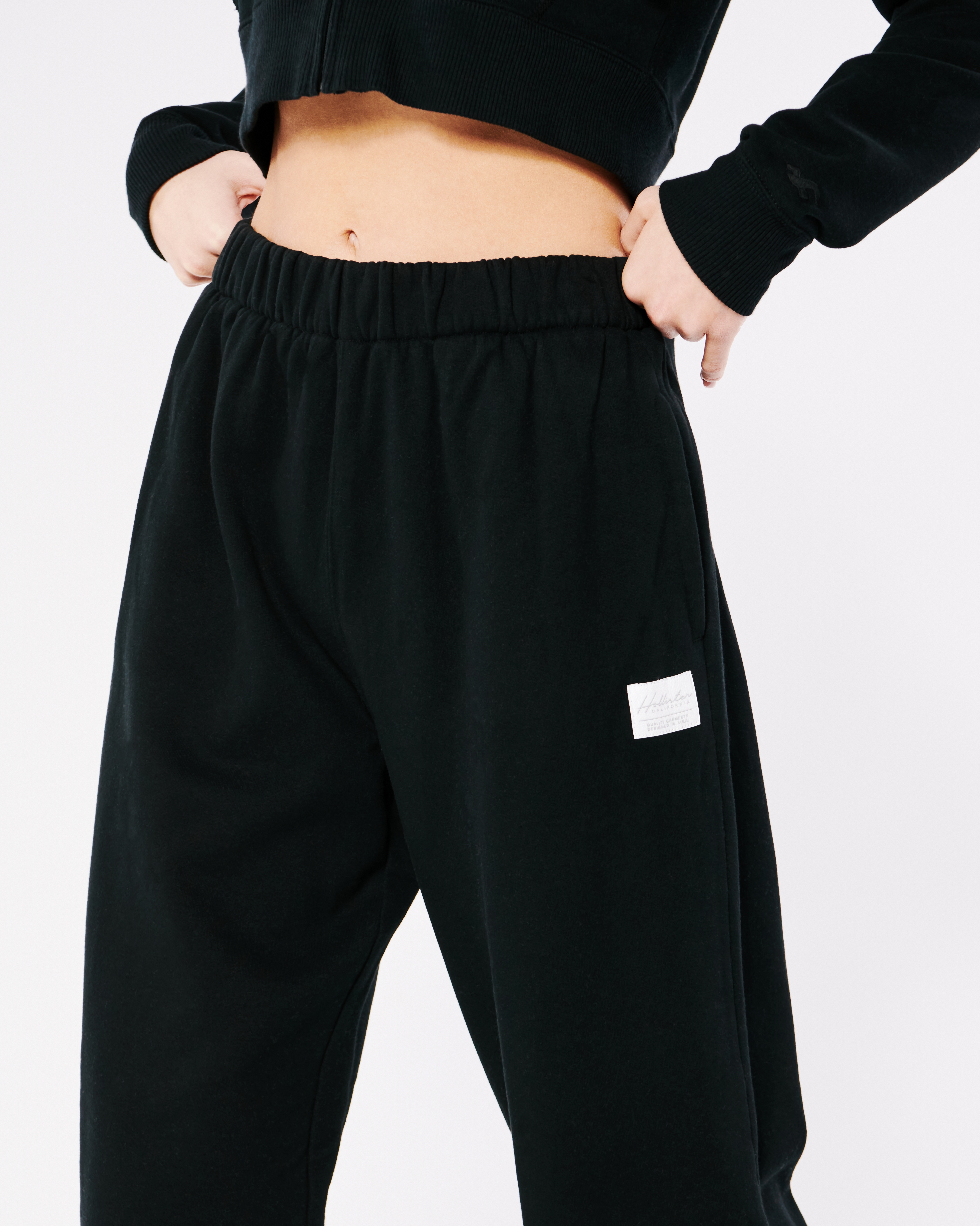 Hollister Adjustable Rise Baggy Boyfriend Joggers