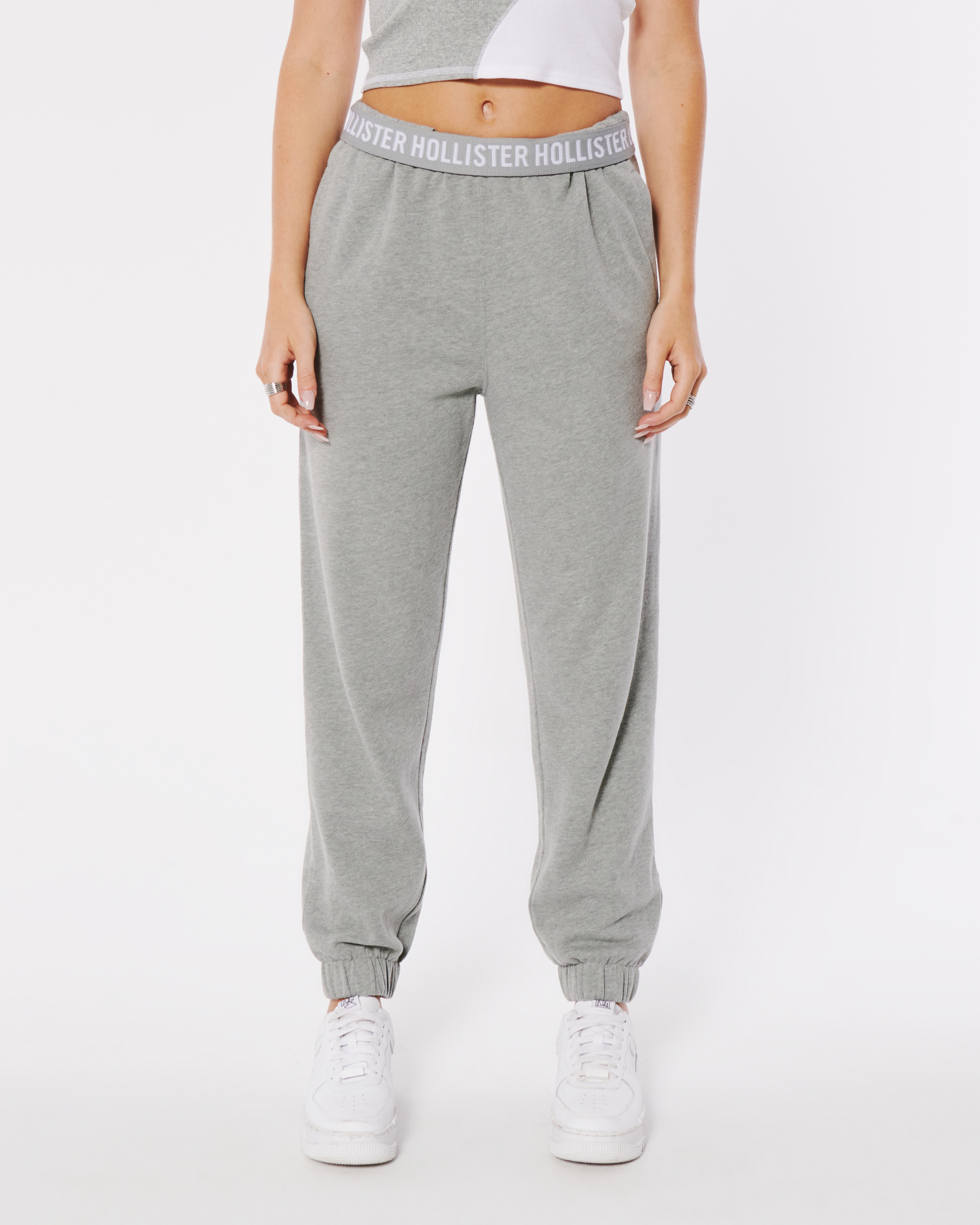 hollister gray sweatpants