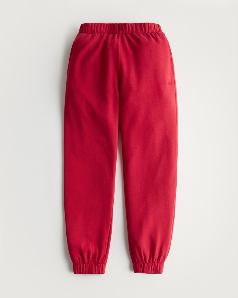 hollister high rise dad joggers