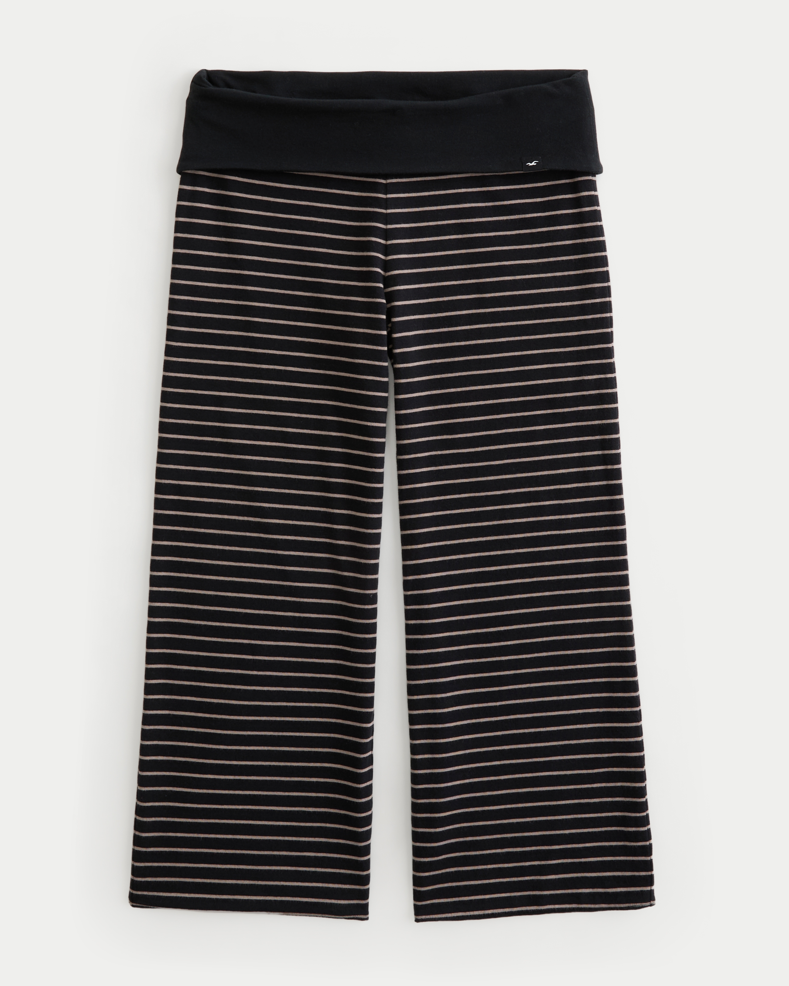 Hollister Callie Reversible Foldover Waist Capri Pants