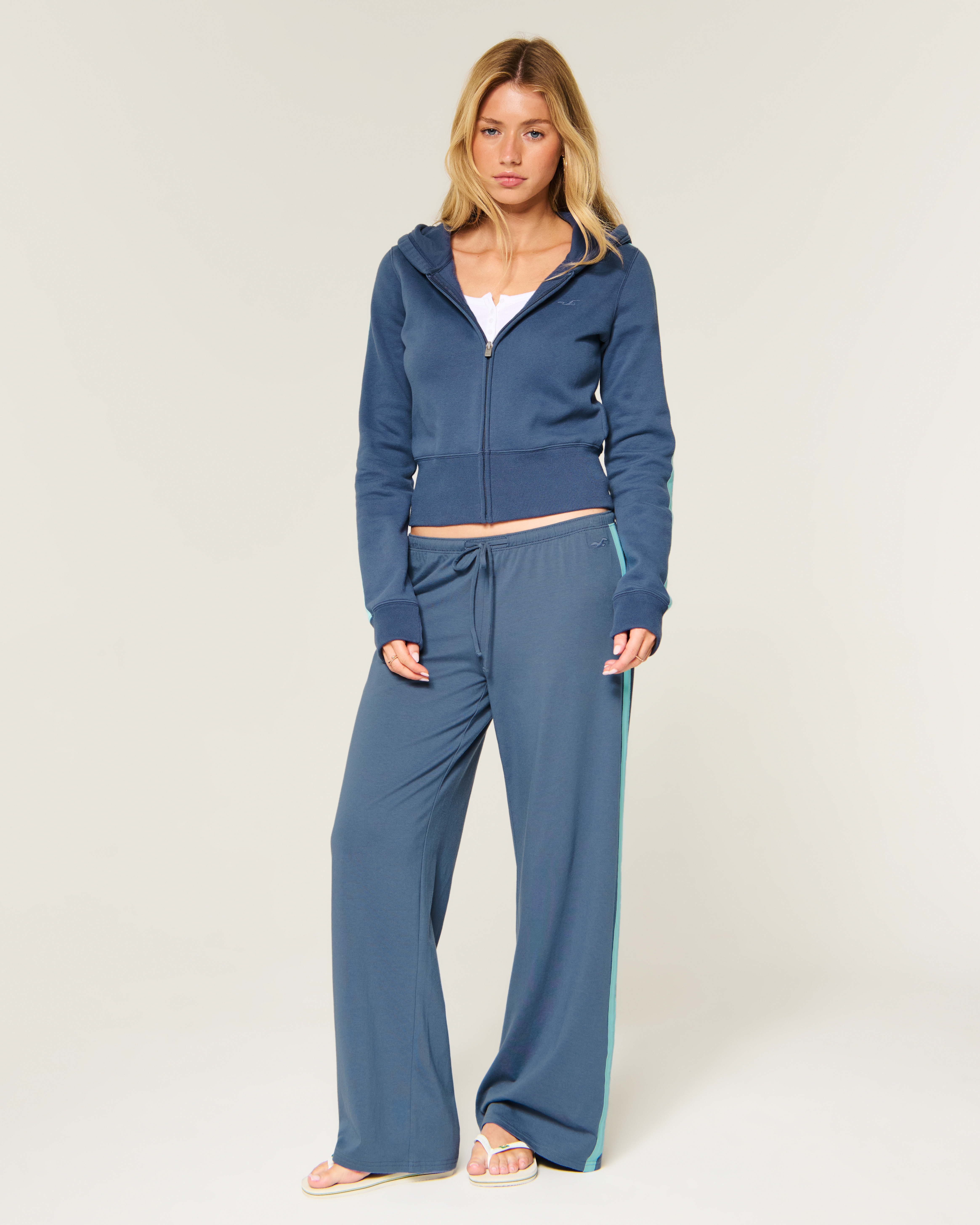 Knit Pull-On Track Pants