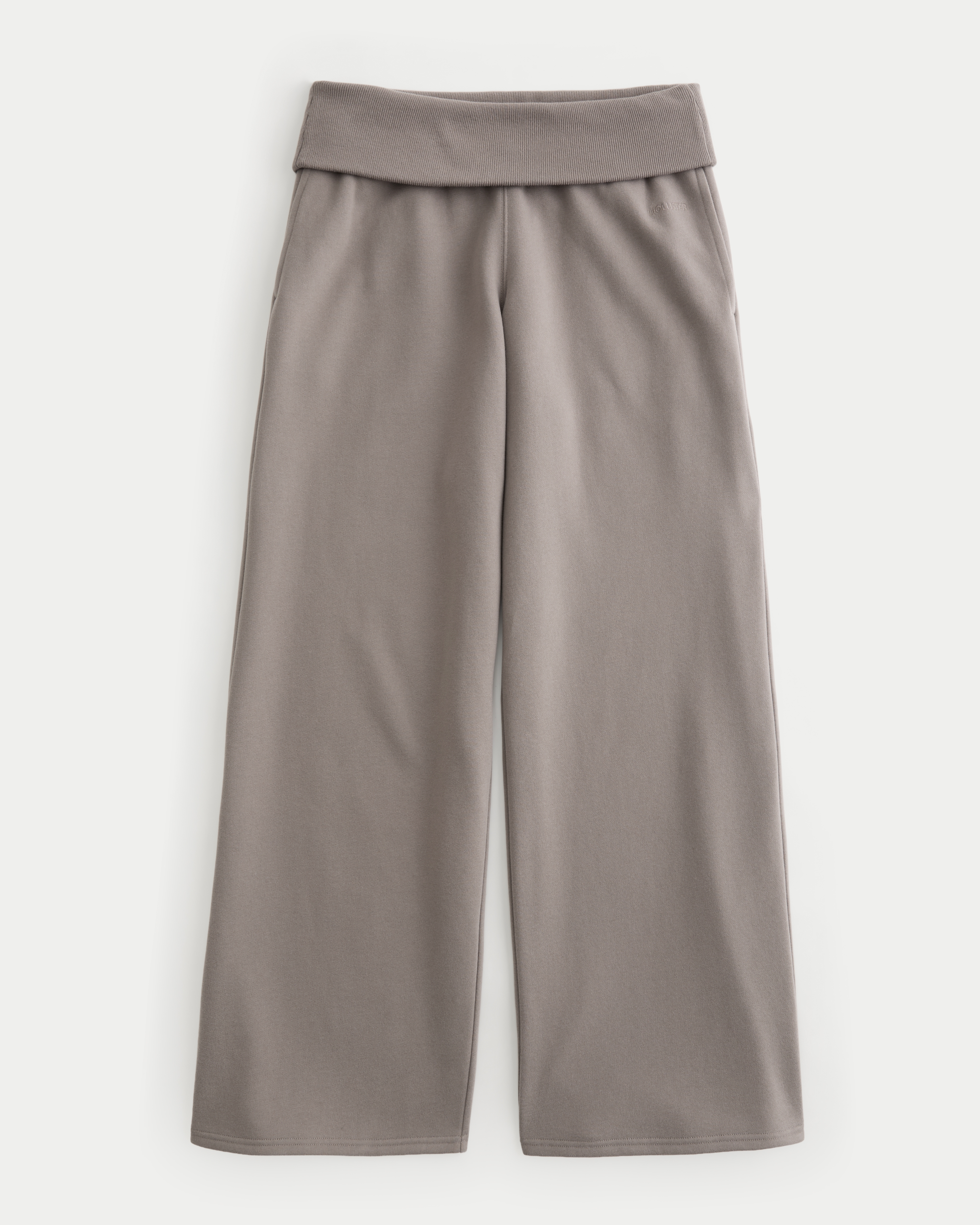 Hollister Feel Good Foldover Waist Baggy Sweatpants