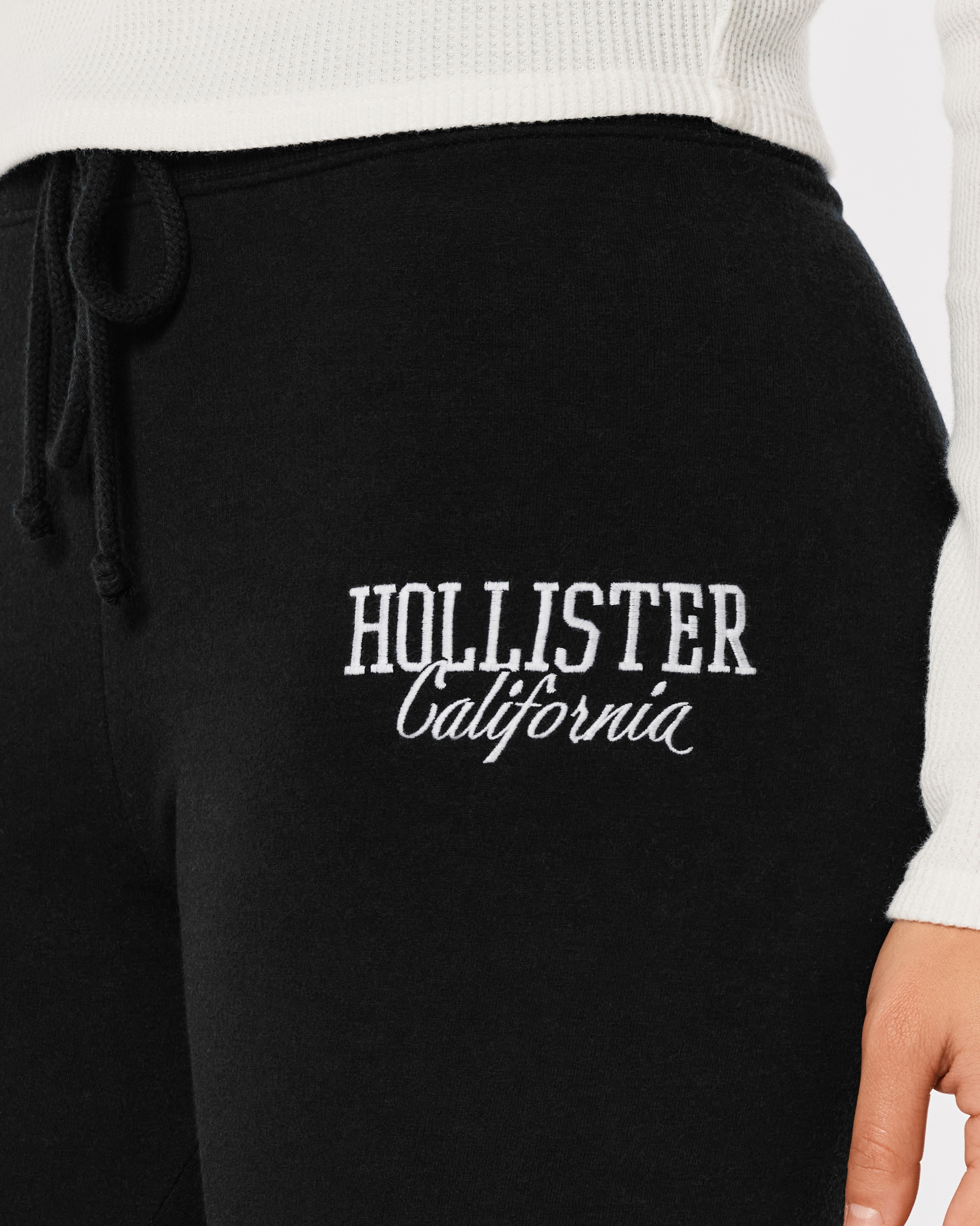 Calça Legging Hollister Preto Logo