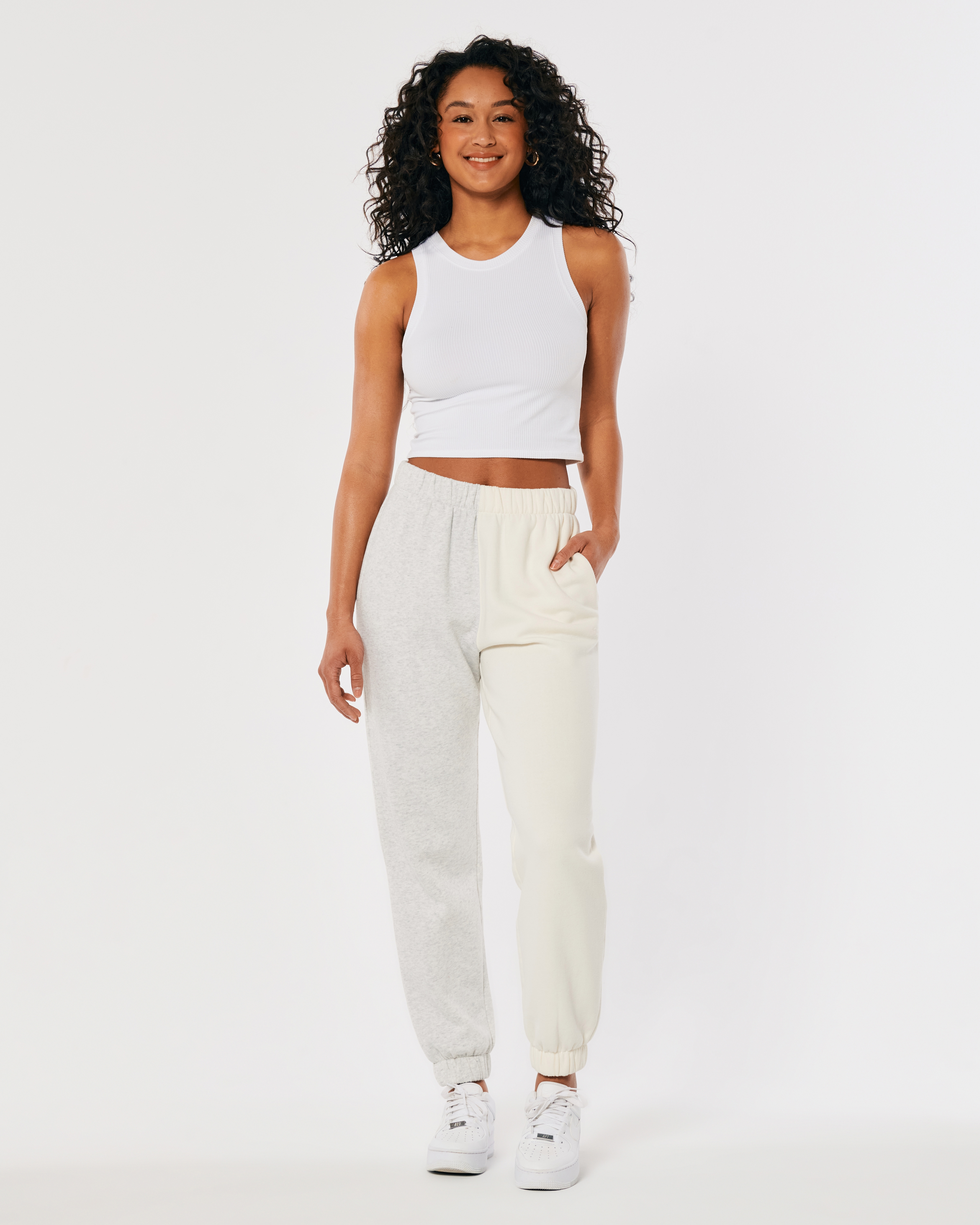 Women's Ultra High-Rise Fleece Dad Joggers | Women's Sleepwear