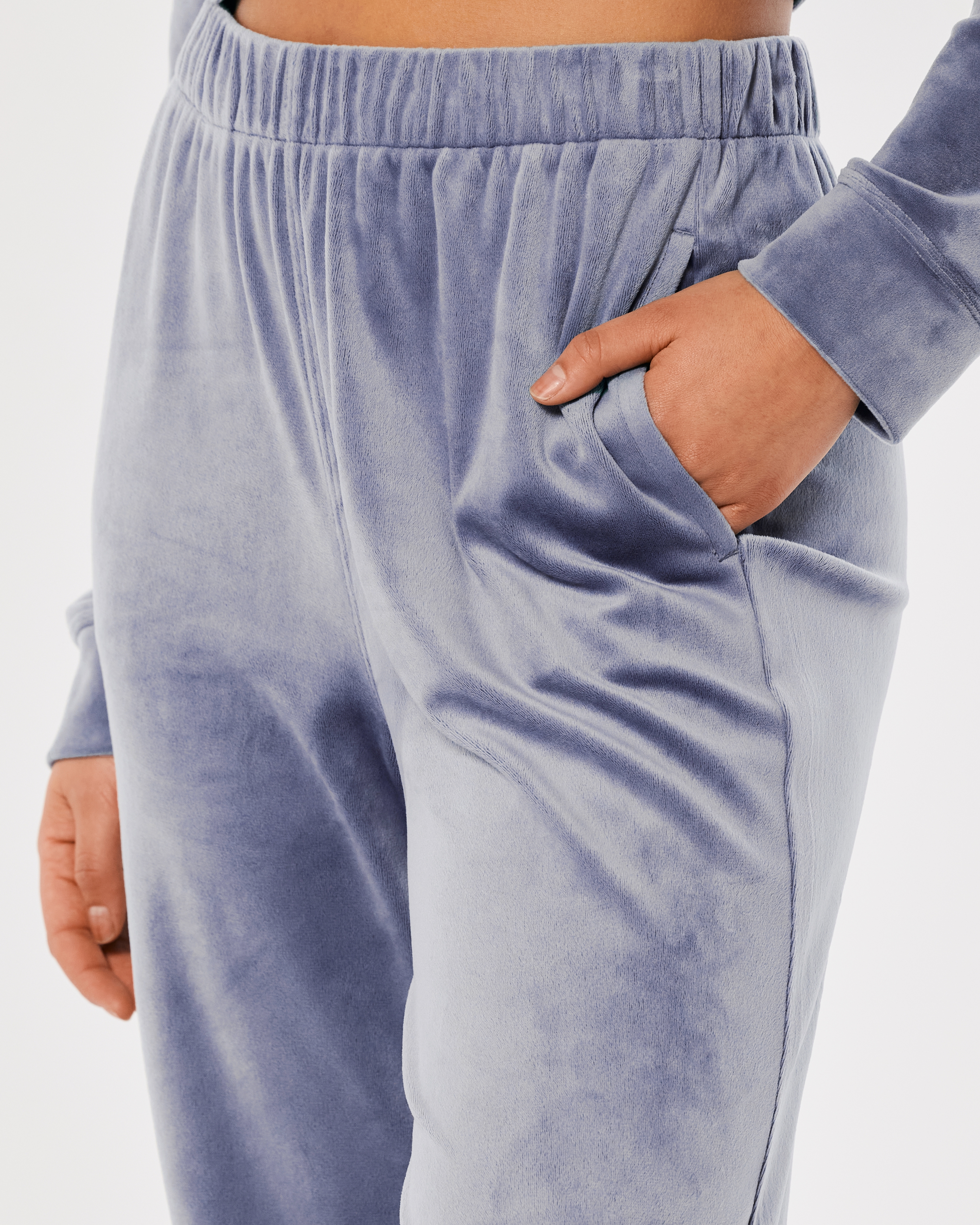 Hollister Ultra High-Rise Velour Dad Joggers