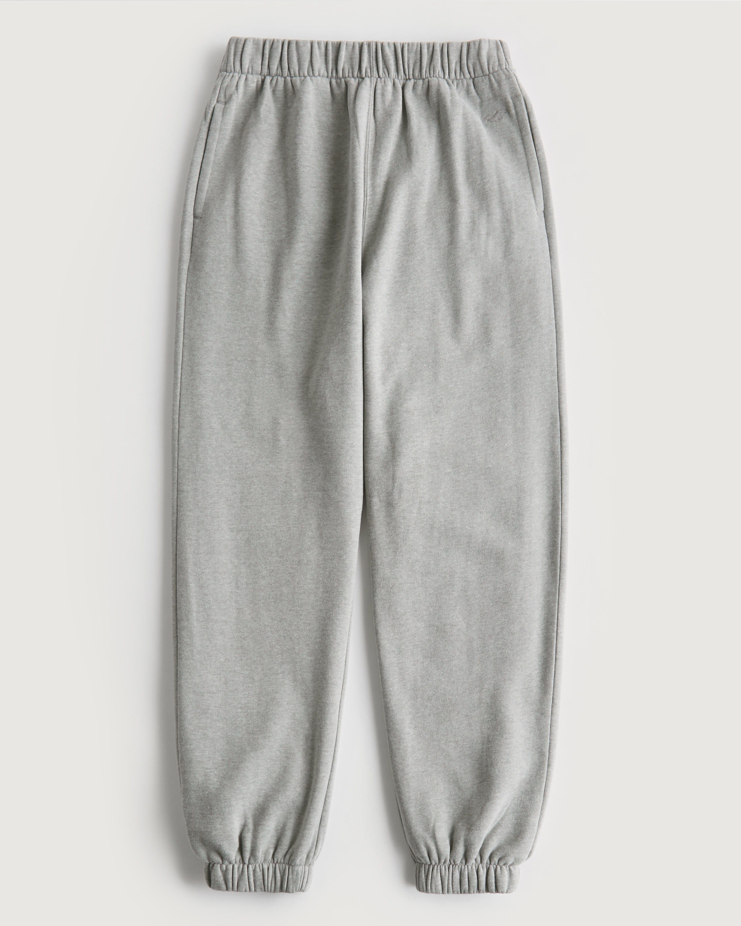 Mid rise fleece joggers on sale hollister