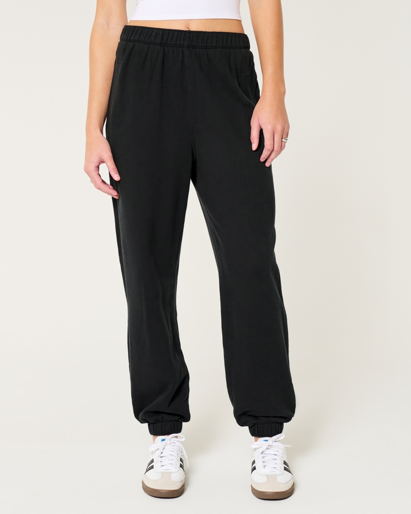 Women's Hollister Feel Good Fleece Dad Joggers Women's Sale