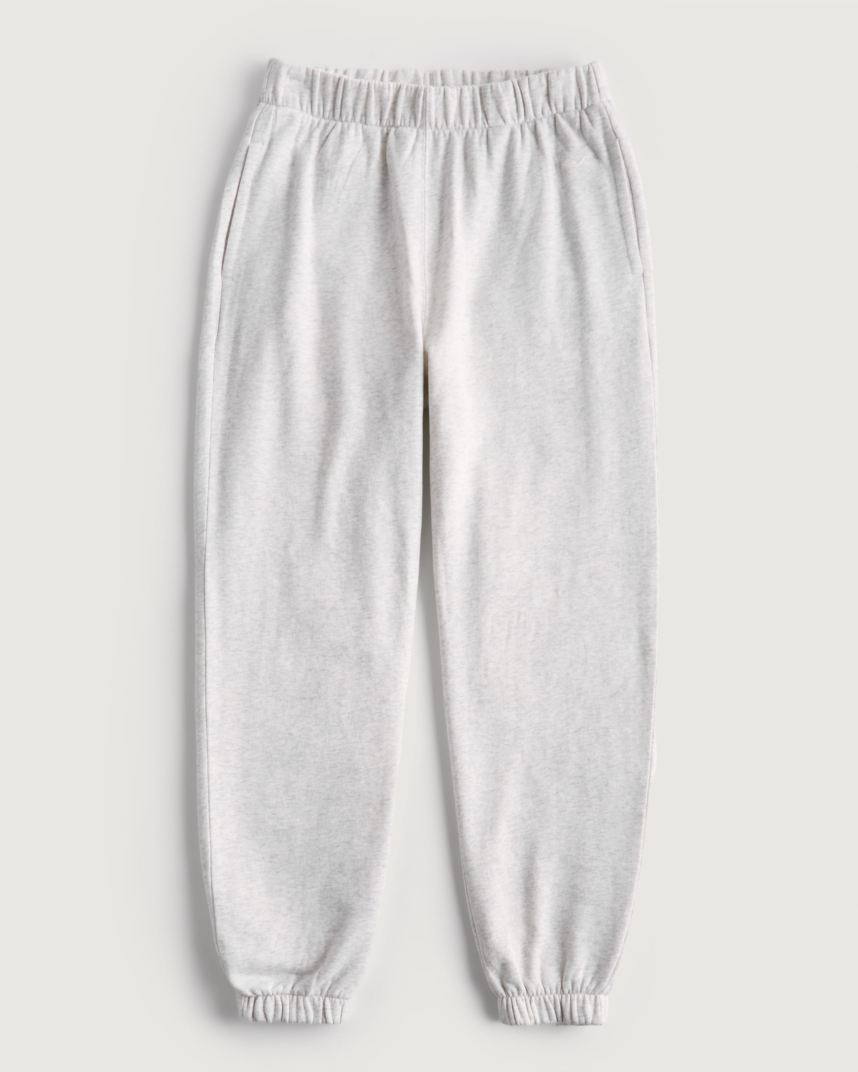 Mid rise fleece joggers hollister best sale