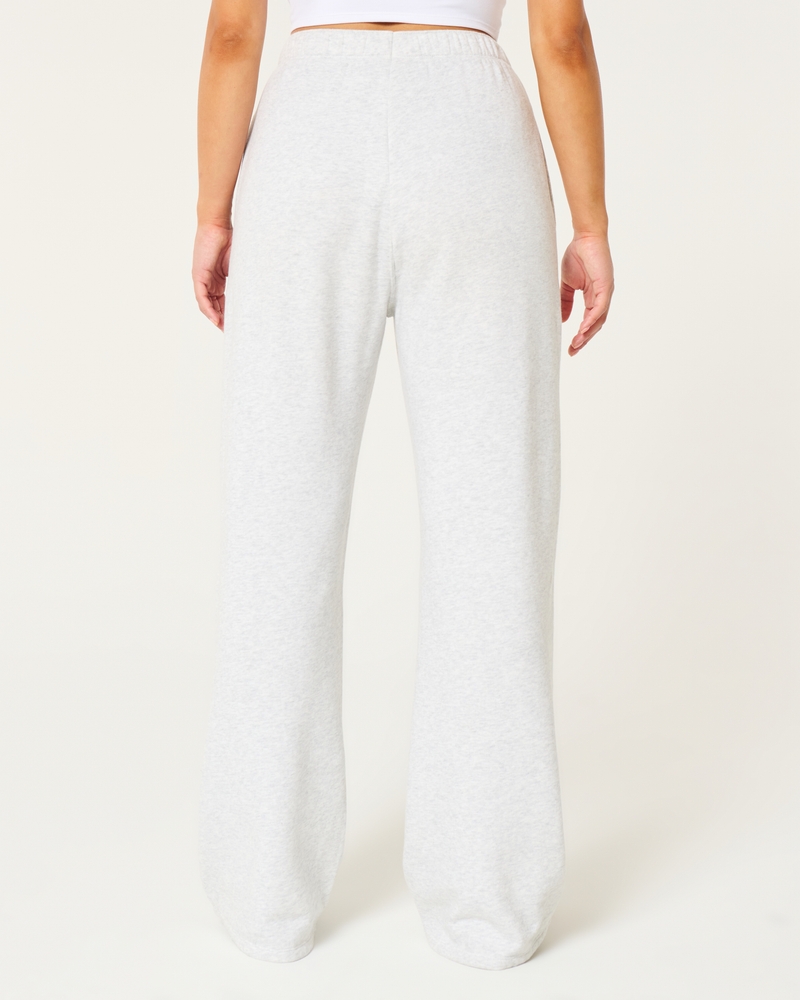 Hollister Feel Good Fleece Wide-Leg Pants