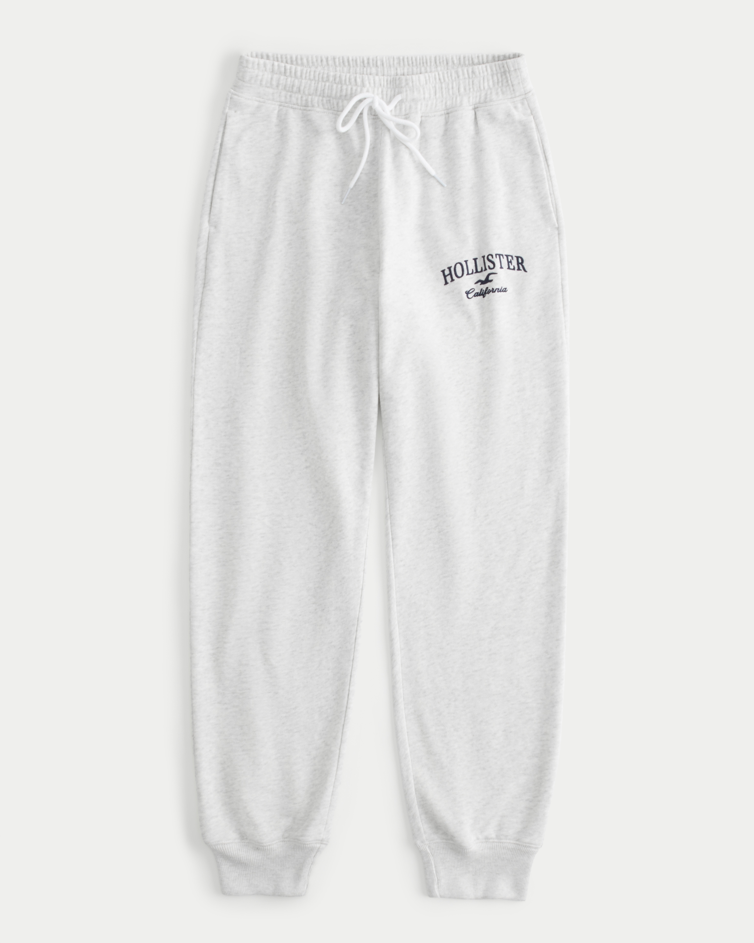 Women s Ultra High Rise Fleece Logo Joggers Women s Clearance HollisterCo