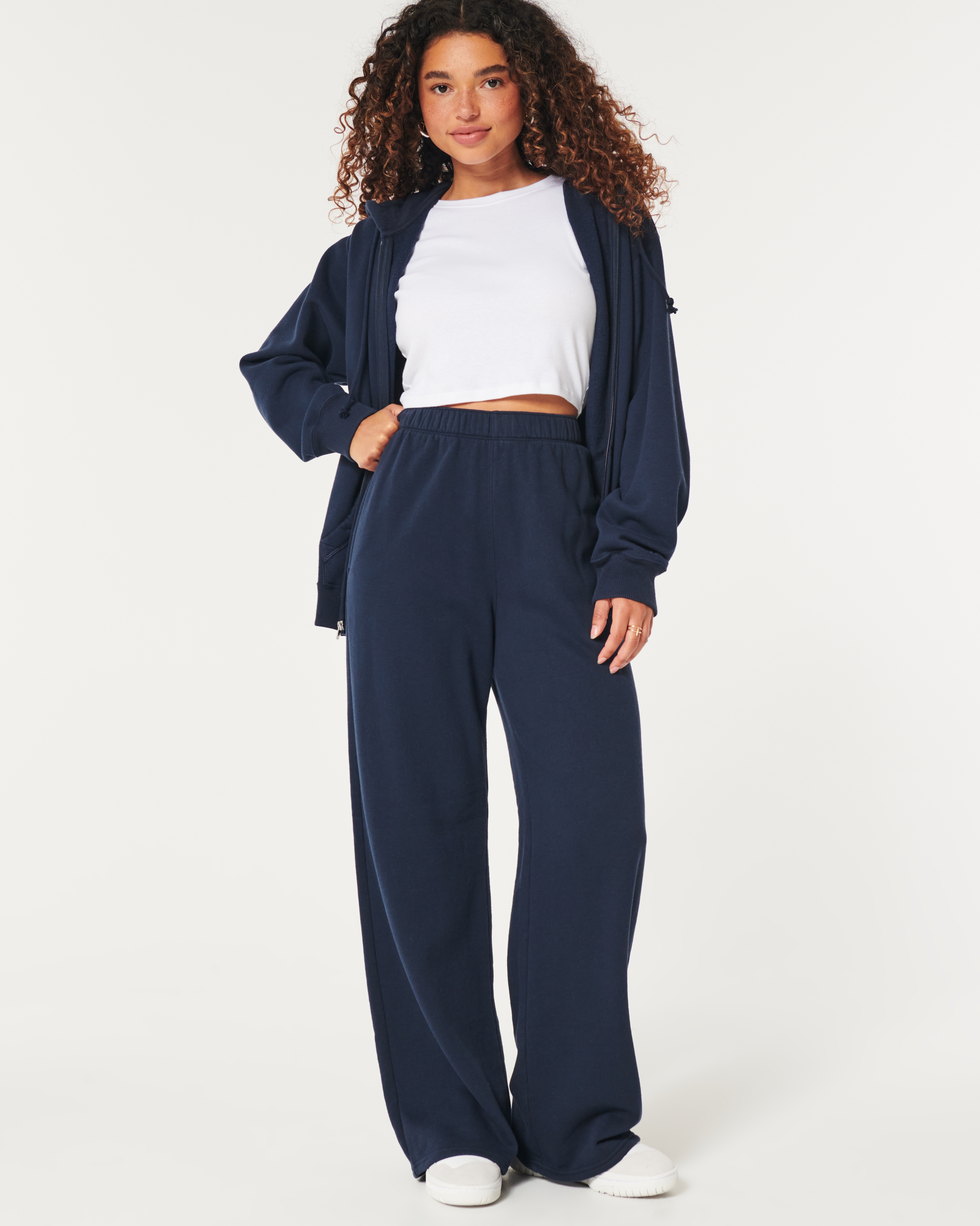 Hollister wide shop leg sweatpants