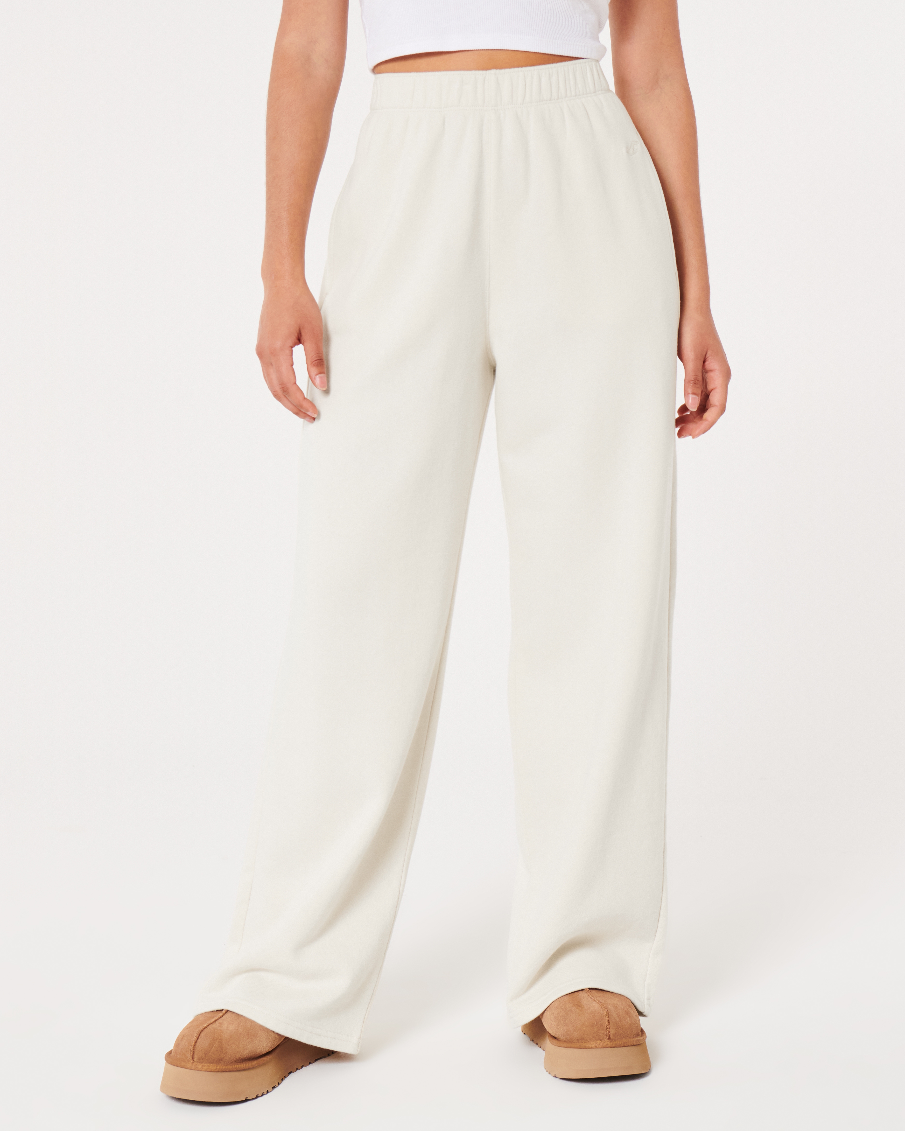 Hollister wide cheap leg sweatpants