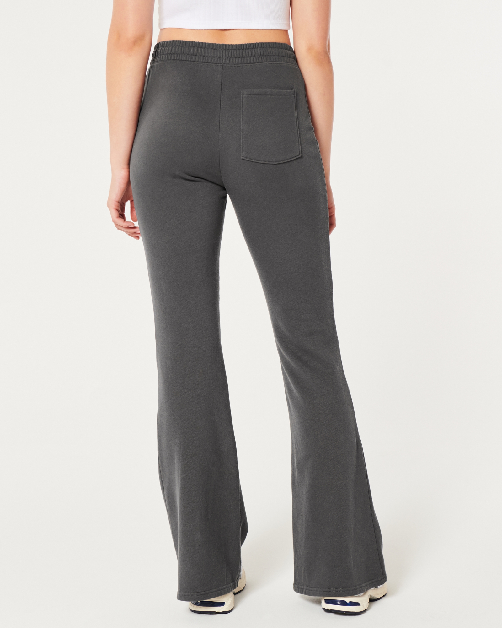 Hollister Ultra High Rise Flare, Sweatpants Gray Size M - $15 - From Sophia