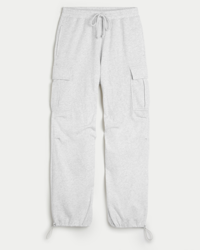 Hollister Feel Good Fleece Parachute Cargo Pants